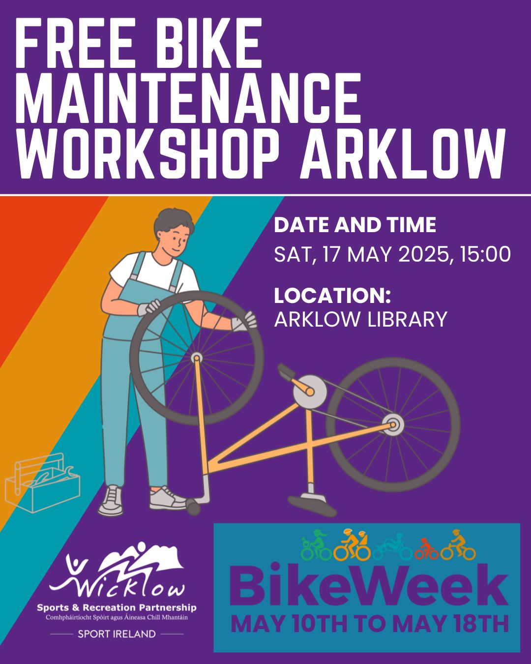 Wicklow - 🛠️ Bike Maintenance Workshop Alert! 🛠️ We're teaming up with ...