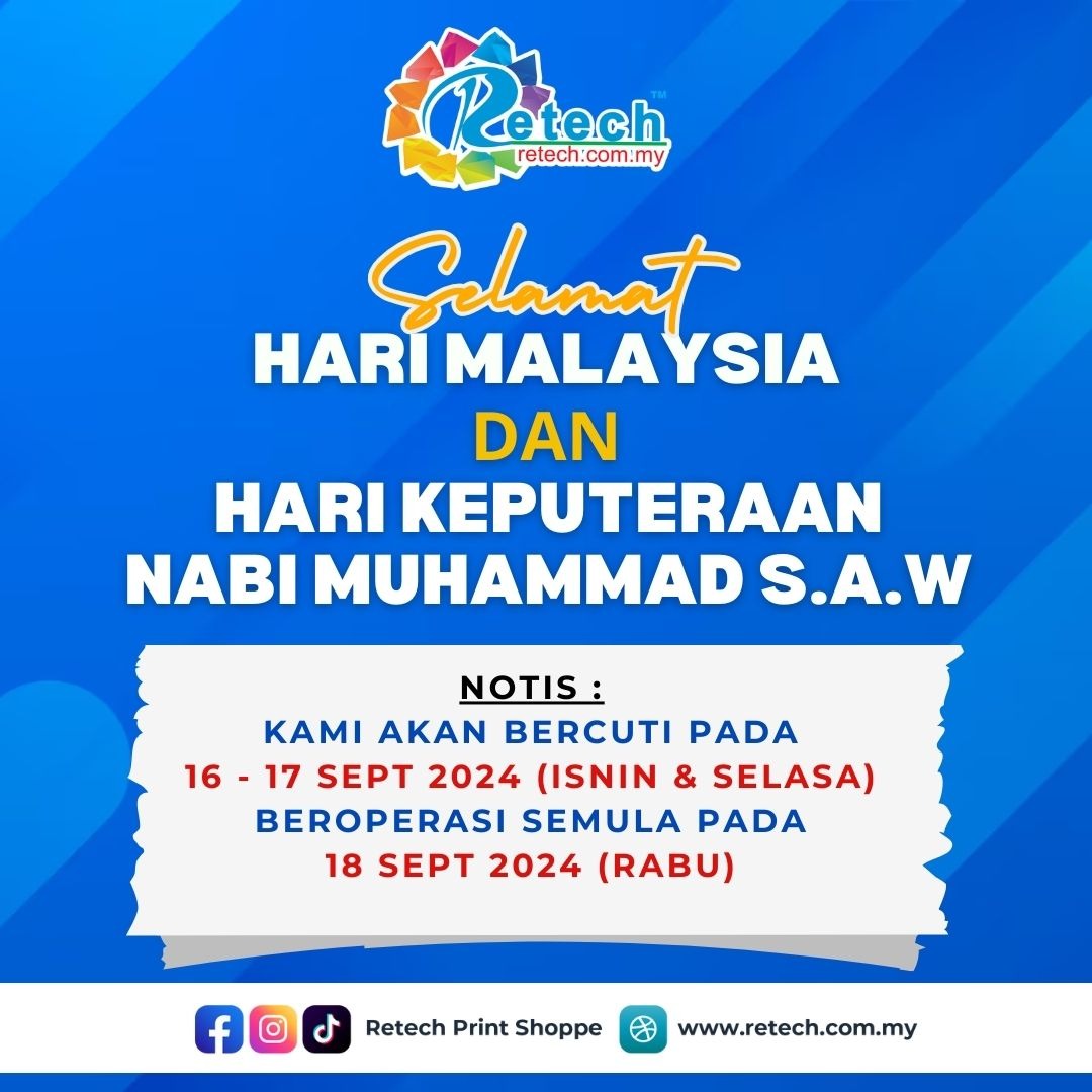Retech Print Shoppe Sdn Bhd | Johor Bahru