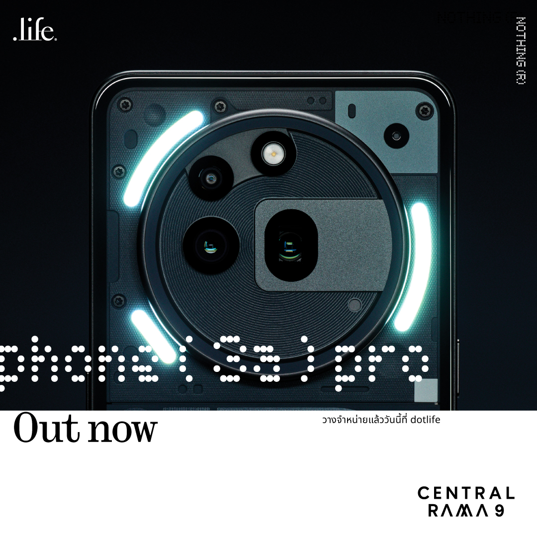 Central Rama 9 - Nothing phone (3a) pro วางจำหน่ายแล้ววันนี้ที่ dotlife ...