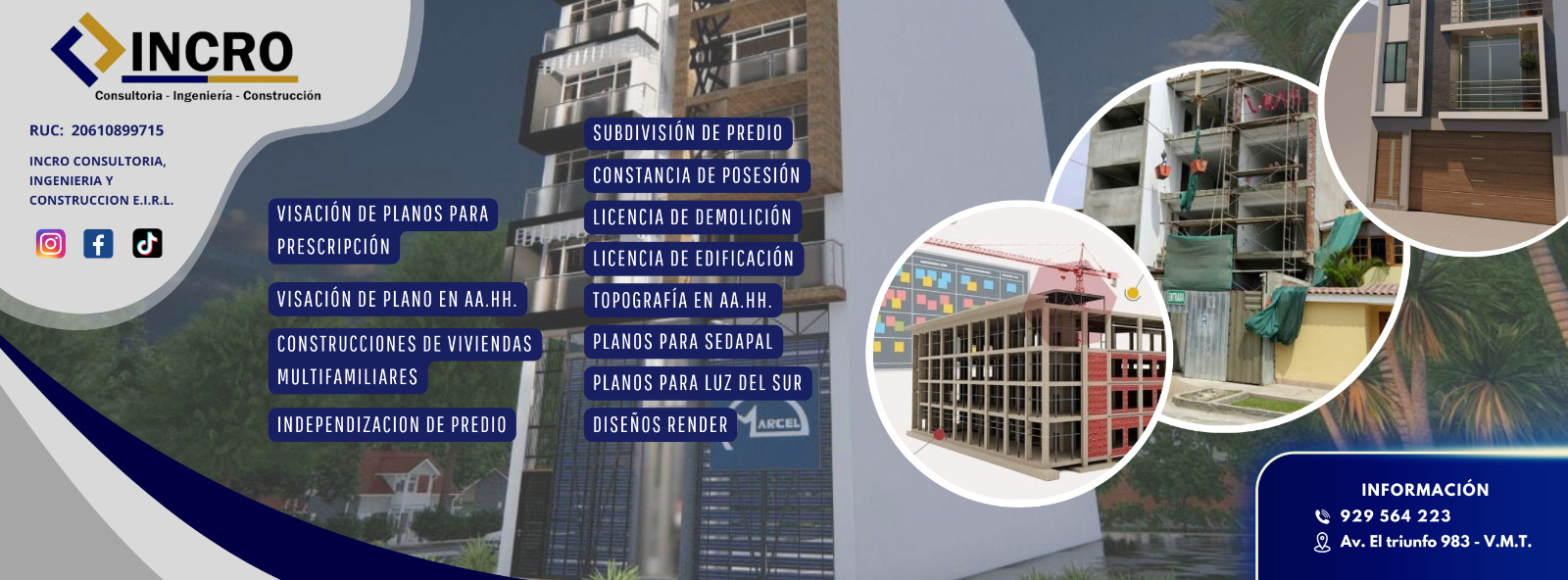 Incro Consultoria Ingenieria Construccion Eirl