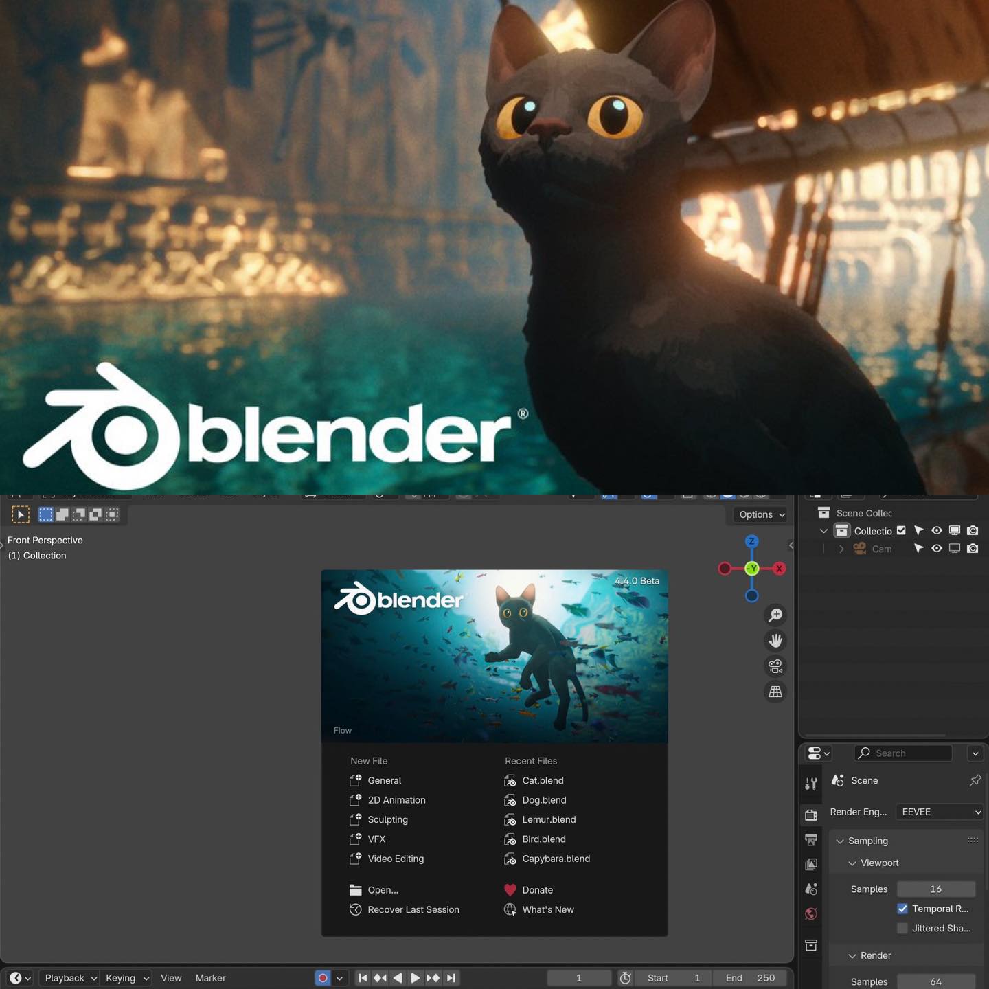 Blender - 📣🥰Próximamente, quienes inicien Blender verán una imagen del ...
