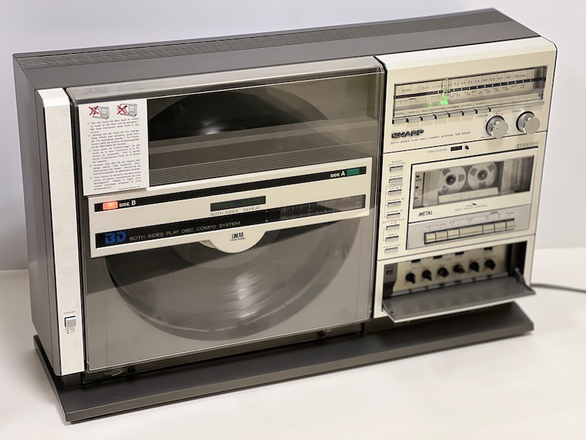 Sharp VZ-3000 both sides play disc compo system