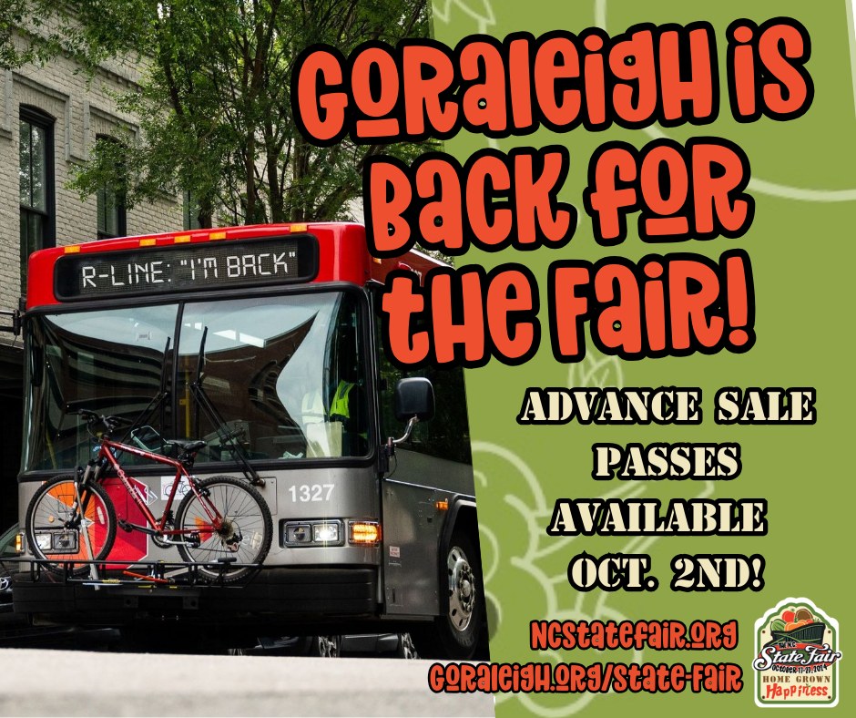 N.C. State Fair - Exciting News!!! 🎉🎉🎉 GoRaleigh is... | Facebook