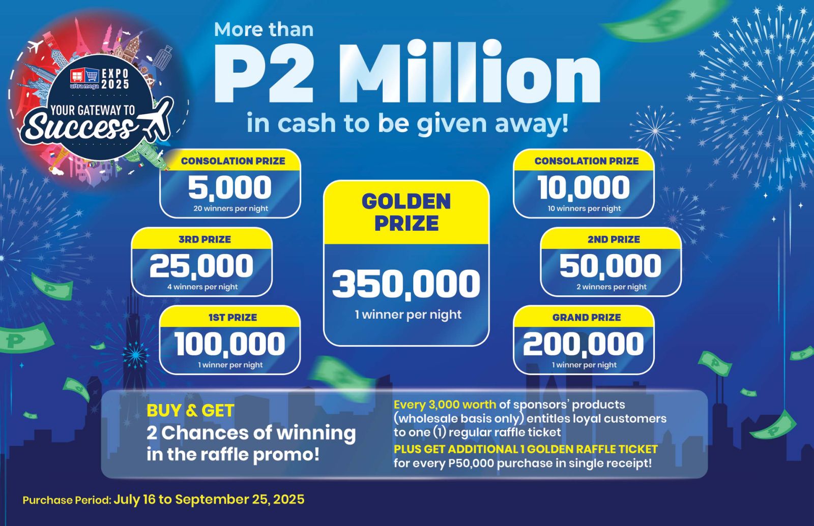 Ultra - 💸 IT’S RAINING MILLIONS! 💸 Official launch ng EXPO CASH RAFFLE ...