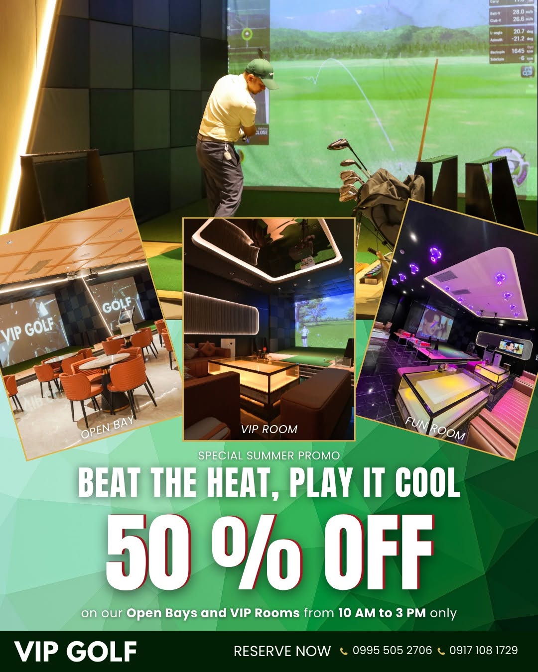 MET - 🏌️‍♂️ Swing in Comfort at VIP Golf! ️ No sunburn, no sweat—just ...