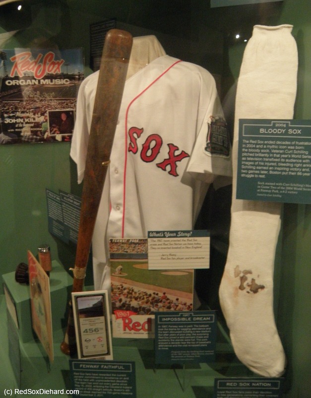 Curt Schilling's bloody sock in Game 6 of the 2004 ALCS.