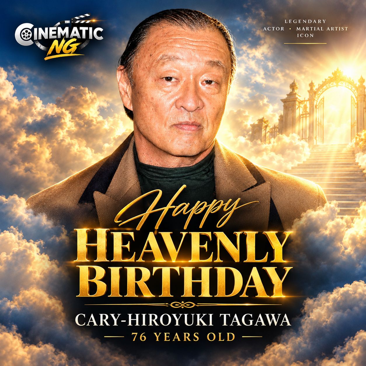 Happy 76th birthday to Japanese legendary actor and martial artist