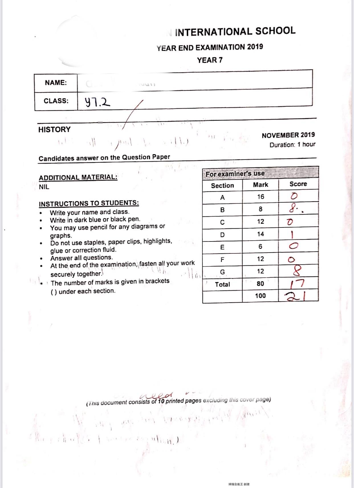 IGCSE 2019 Final Year Exam... - 马来西亚考试试卷 Malaysia Exam Paper | Facebook
