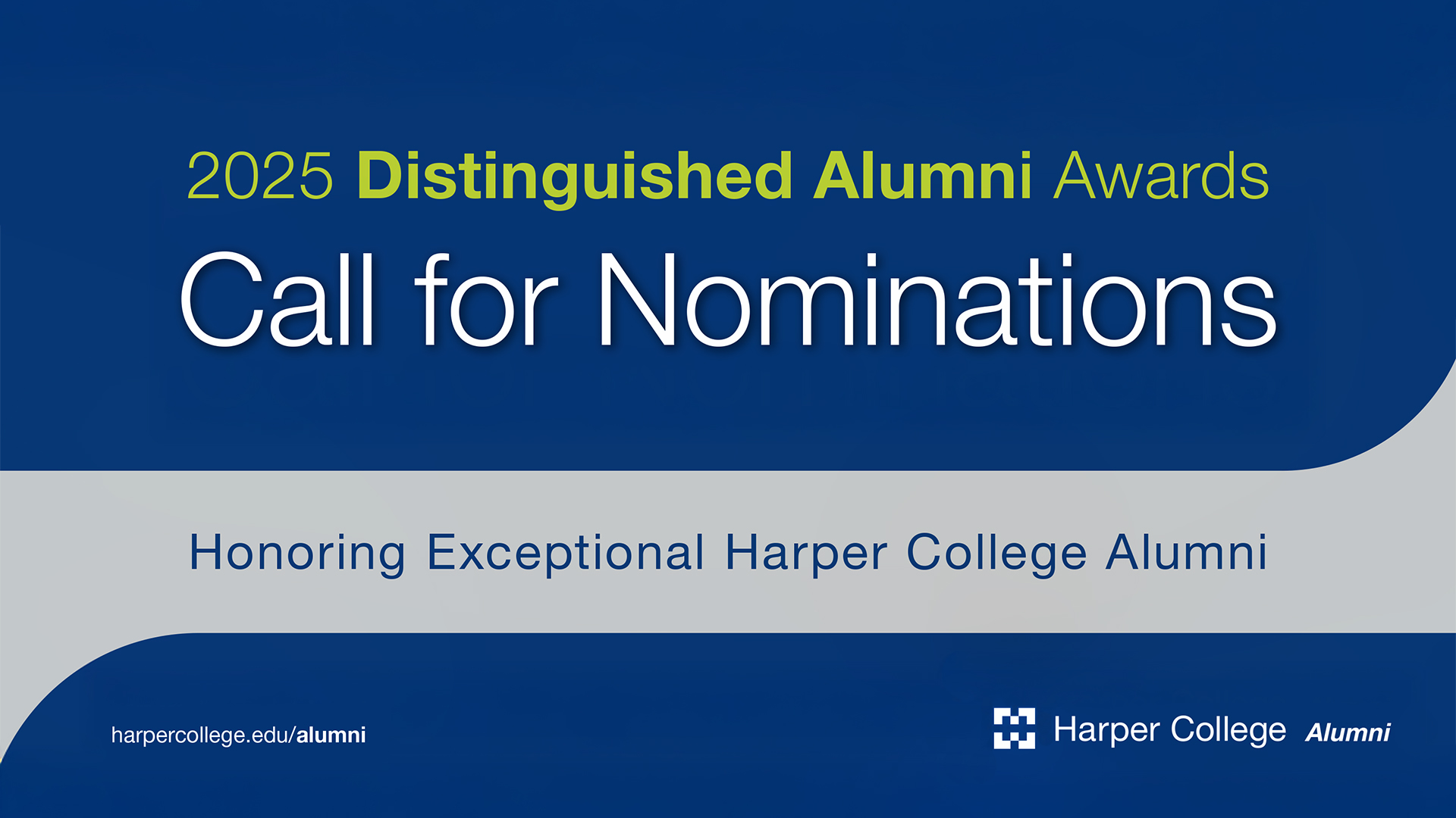 Harper - We are pleased to announce that we are accepting nominations ...