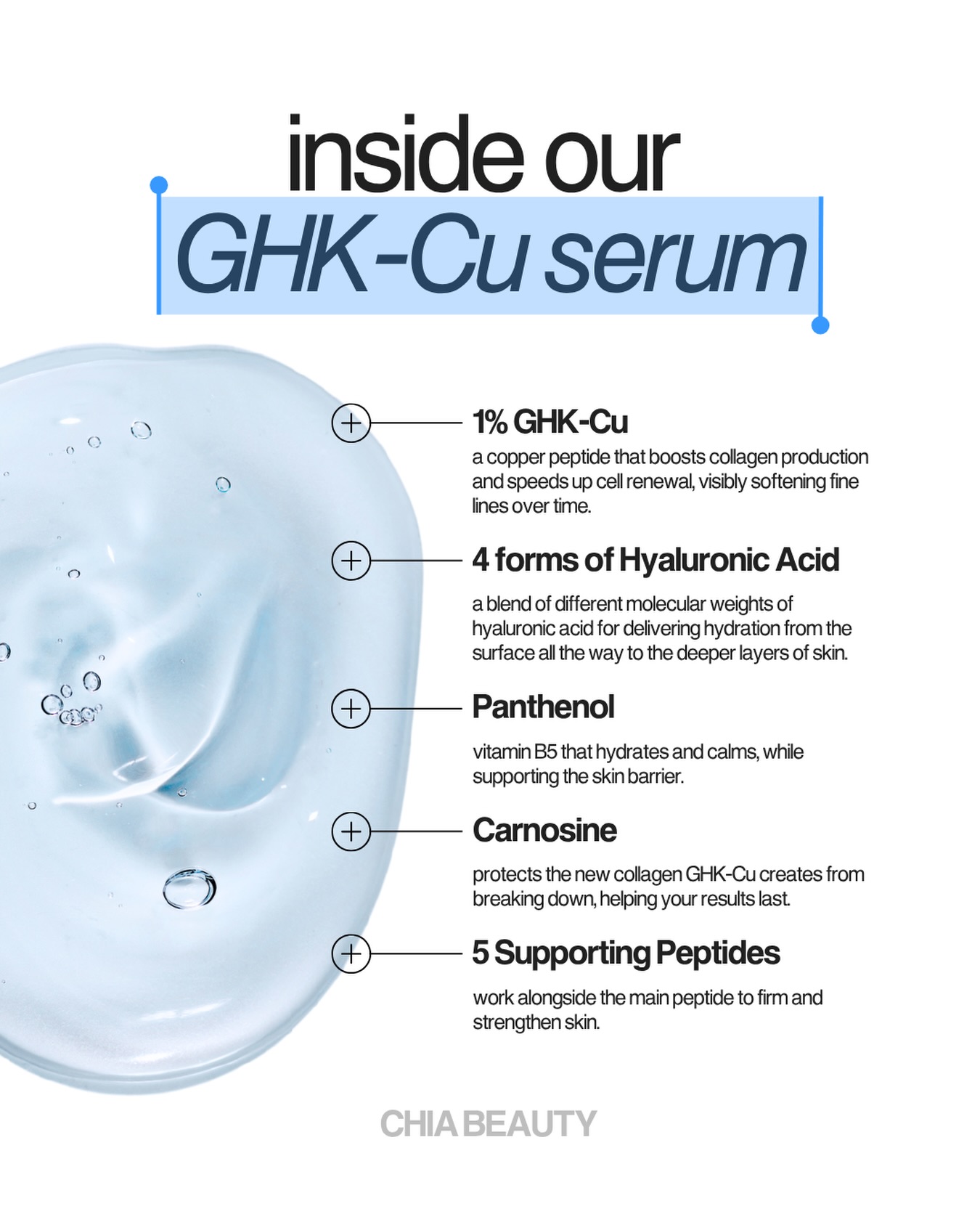 can you mix ghk cu with hyaluronic acid Chia Beauty's GHK-Cu serum for hydrated, smoother and firmer skin do lipo b12 injections Thymosin Options:Immunity Defense (Series of 4)