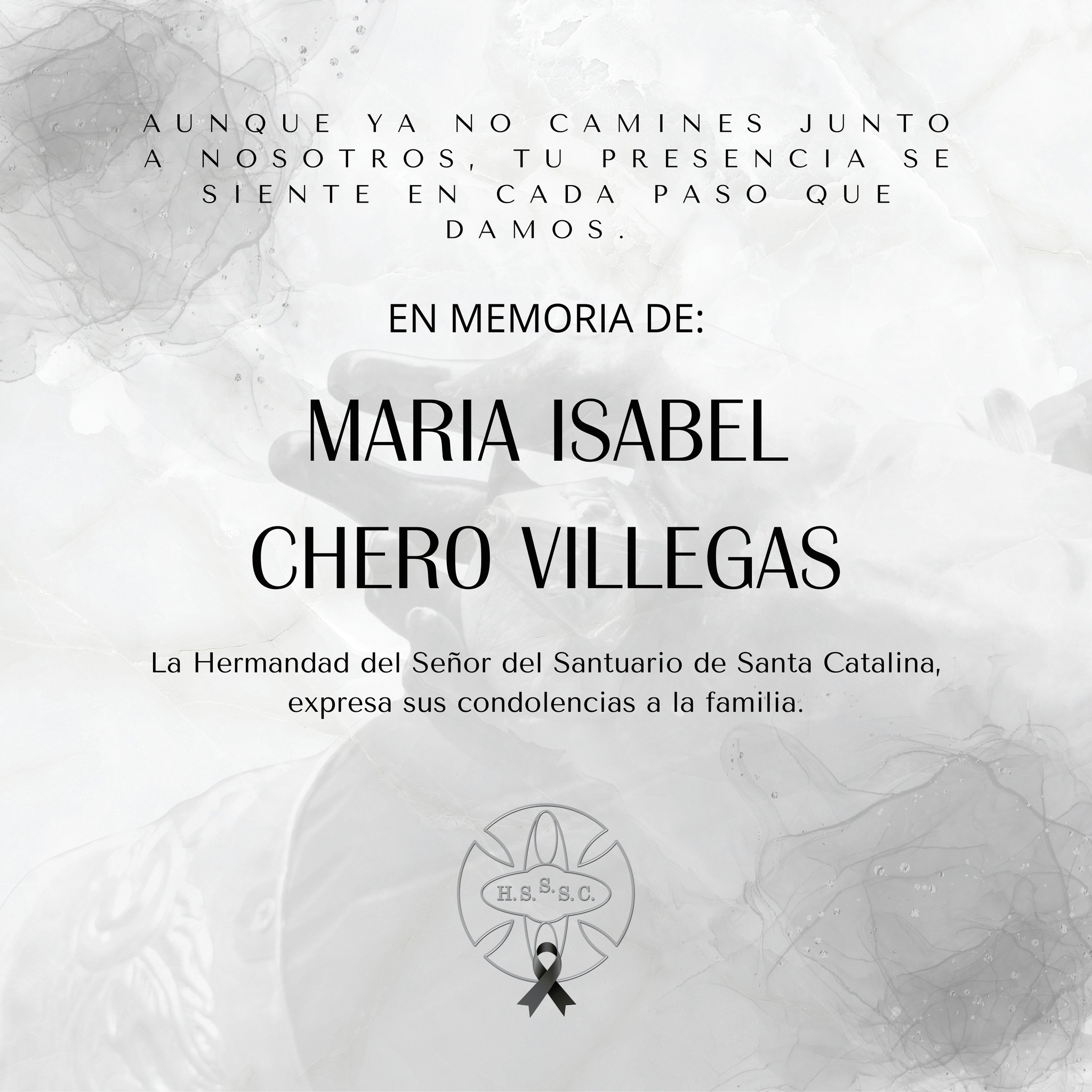 Hermandad - ️ Con profundo pesar ️ La Hermandad del Señor del Santuario ...