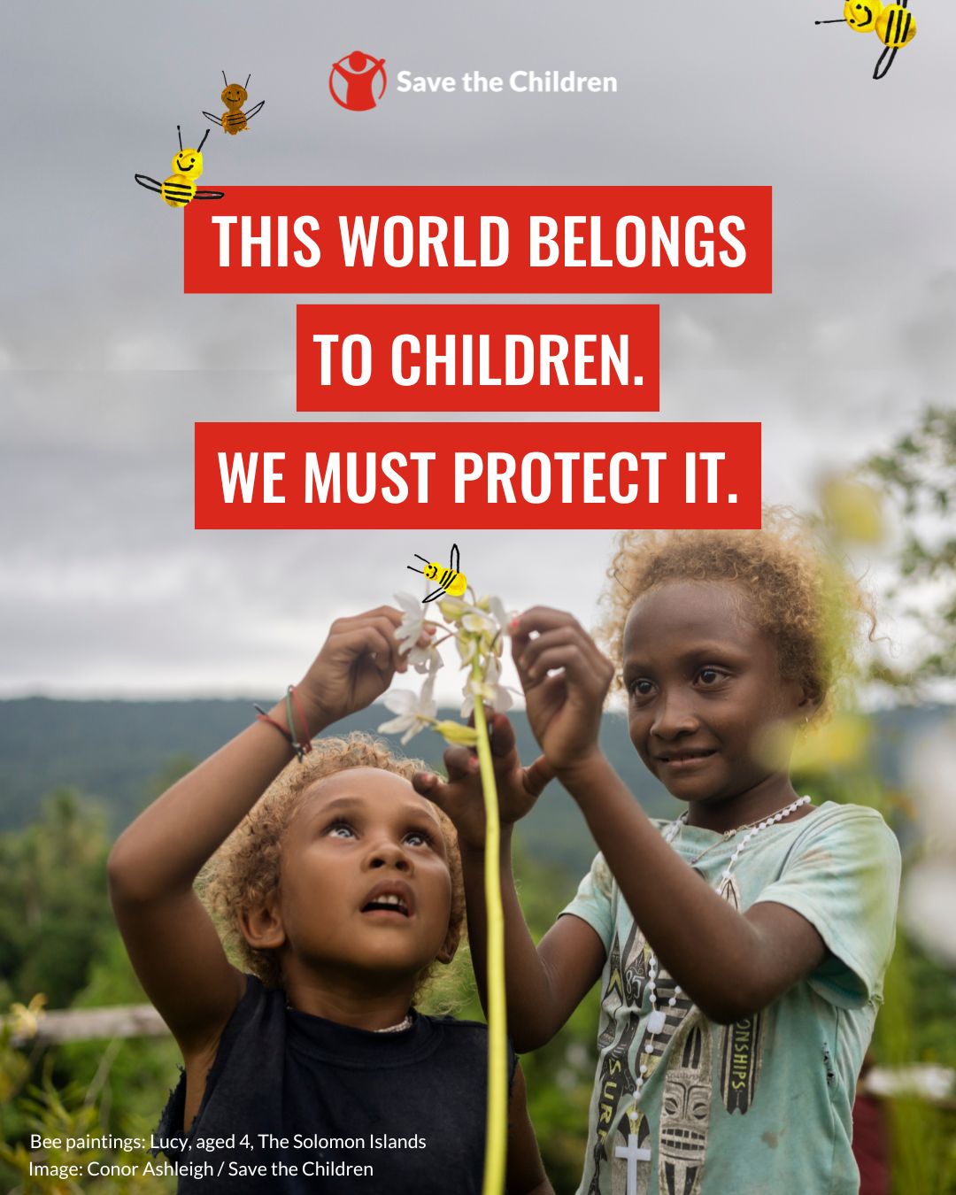 Save - Our pledge for Earth Day 2025? We will not let children inherit ...