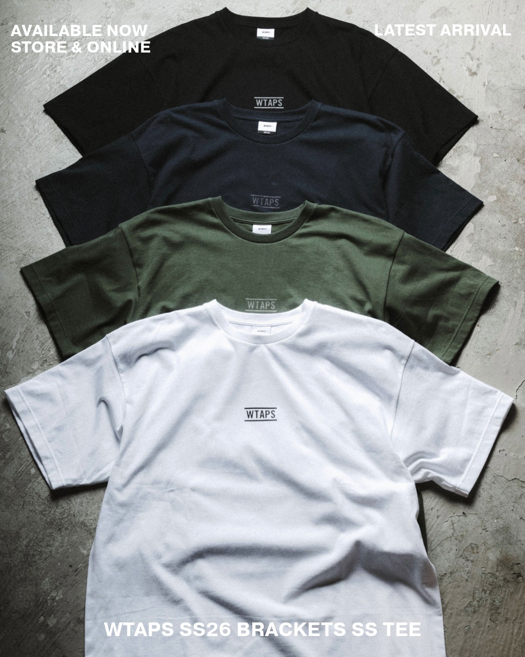 WTAPS SS26 BRACKETS / SS / COTTON 新貨發售⚡ . Style: 261ATDT