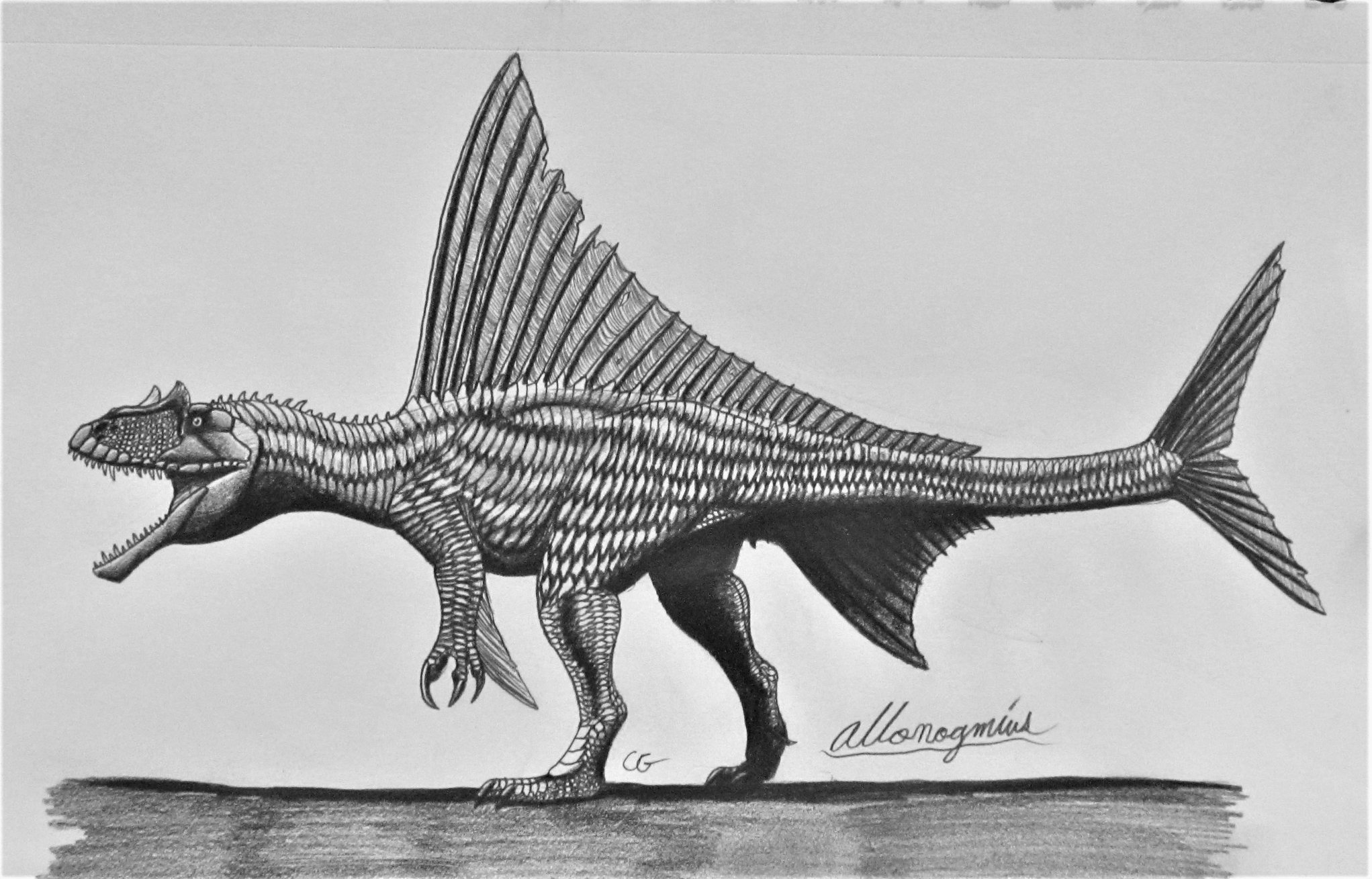 Jurassic World INTERNATIONAL | My redesign of Allonogmius(hybrid of ...