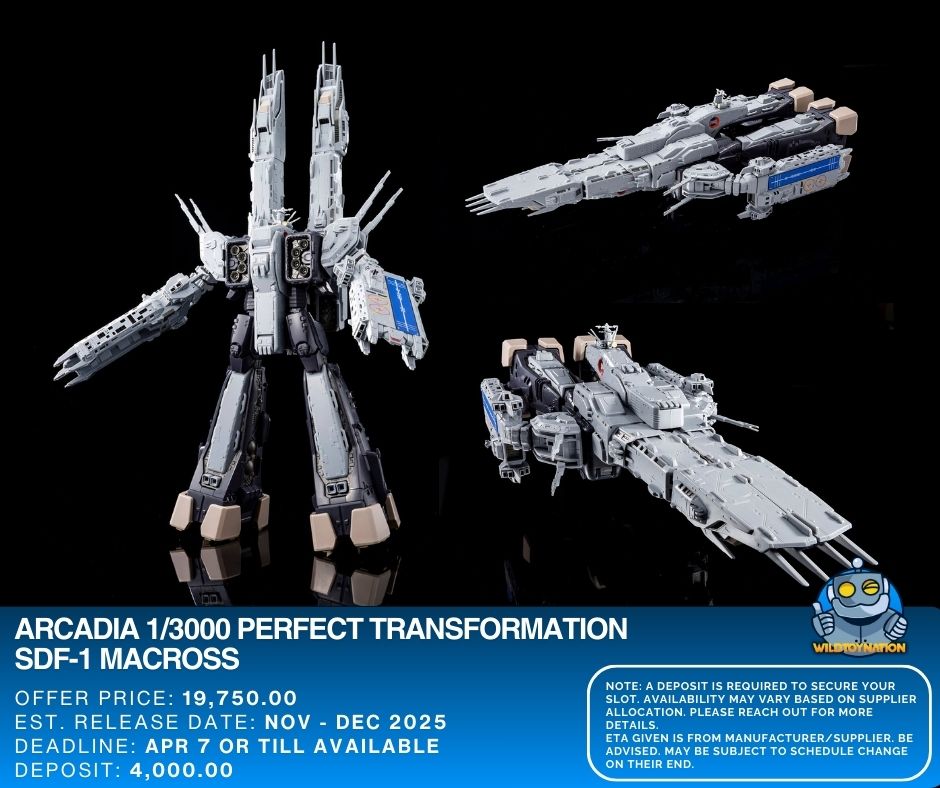 News #Figure #Arcadia #Macross] Arcadia - 1/3000 SDF-1 Macross
