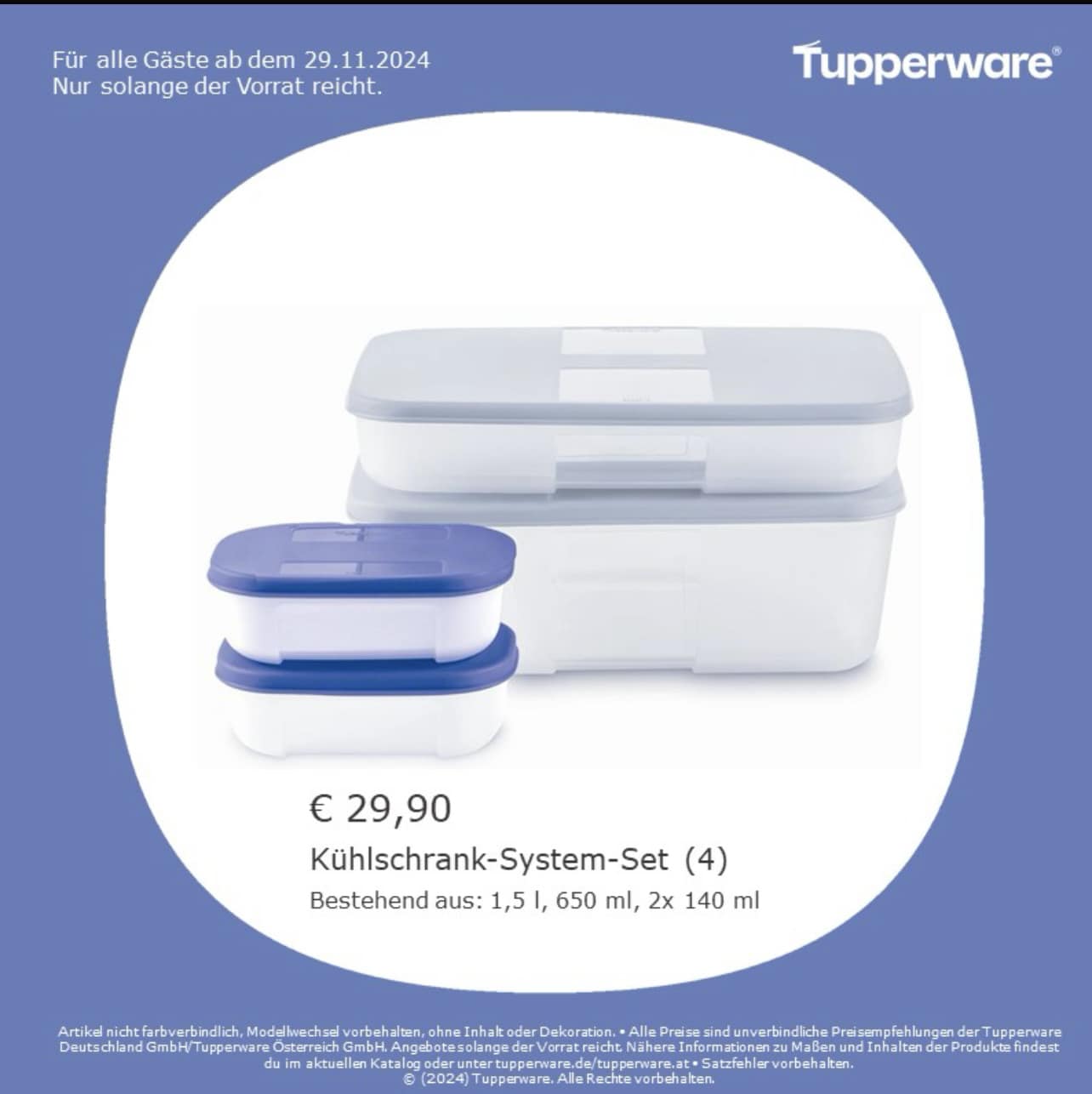 Von allem Seiten durchsichtig ermöglicht dieses tolle Kühlschrank-Set (4) dir den perfekten Durchblick im Kühlschrank 🤩 👉 https://tupperware .de/shop/de-de?partymanager=JuttaHupka