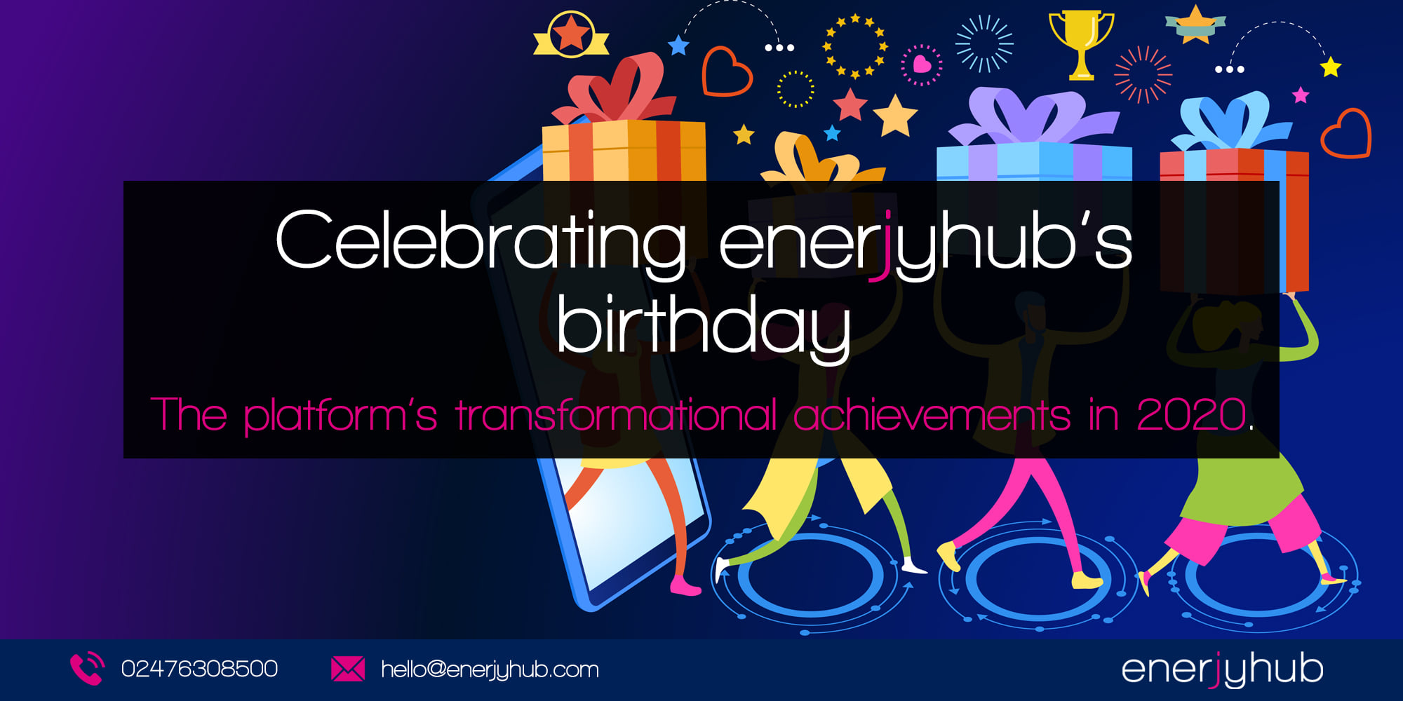 enerjyhub - Today we are celebrating our birthday and... | Facebook