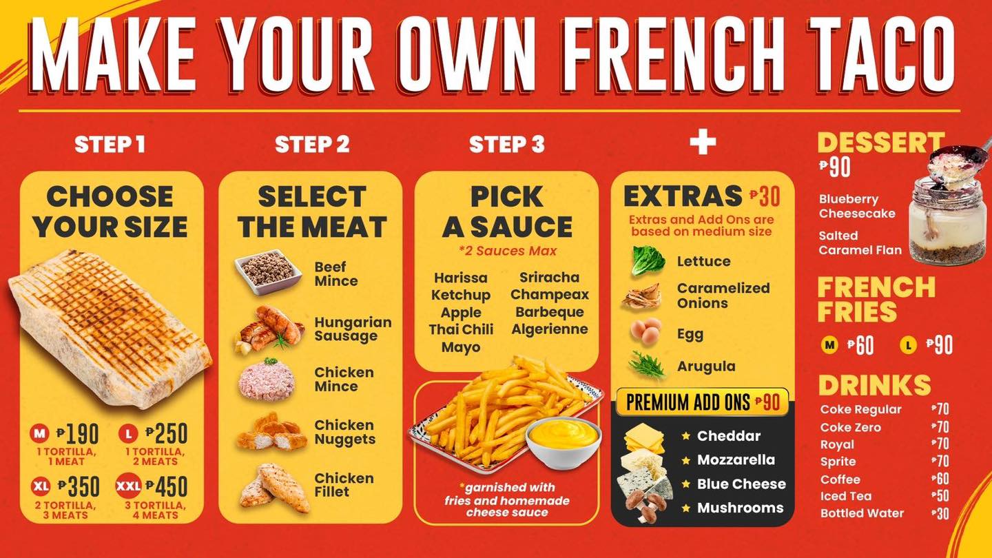 Oui Tacos - Our Menu #ouitacosph | Facebook