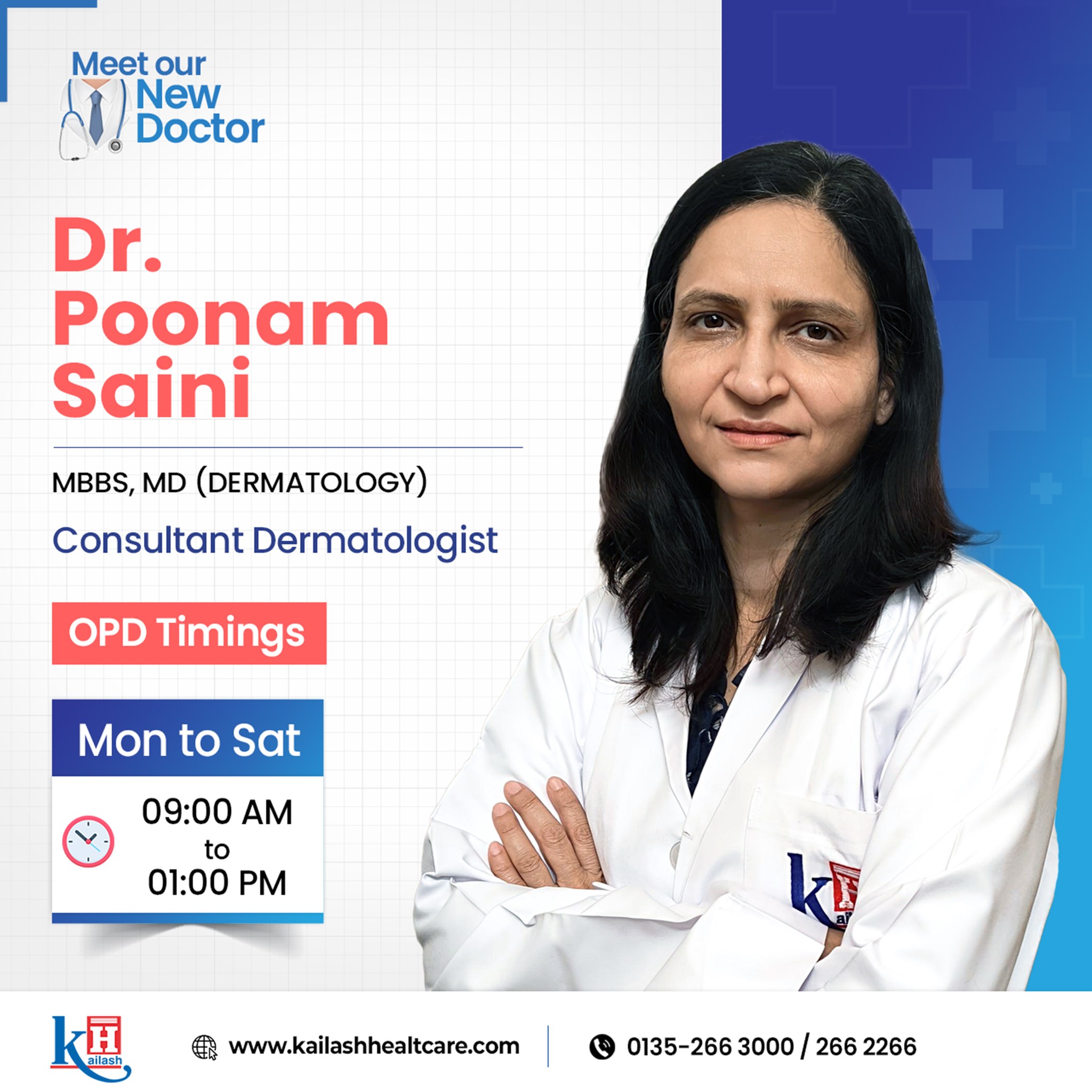 Kailash - #NewDoctoratKailash: Meet Dr. Poonam Saini, our new ...