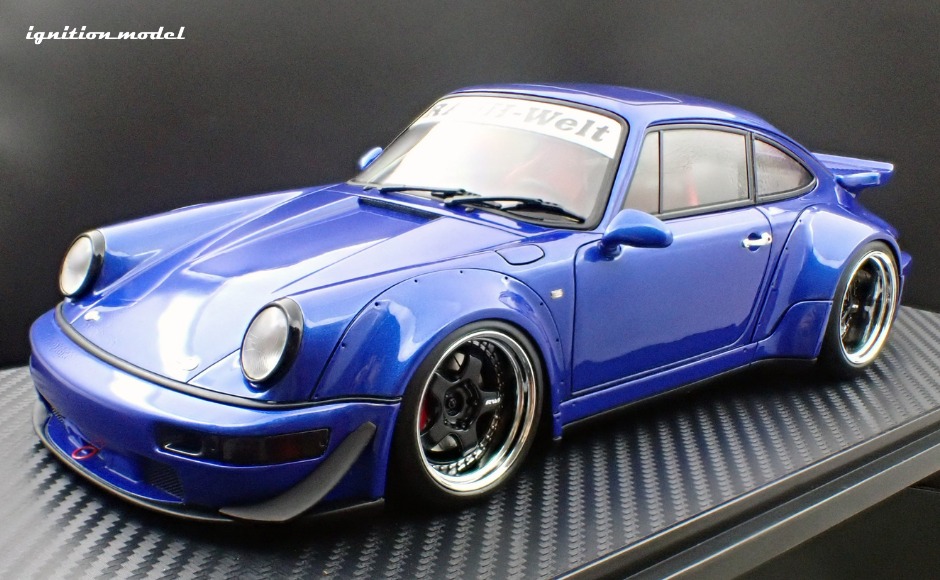 RWB 964 Blue Metallic version! Preorder now. IG3635 1/18 RWB 964