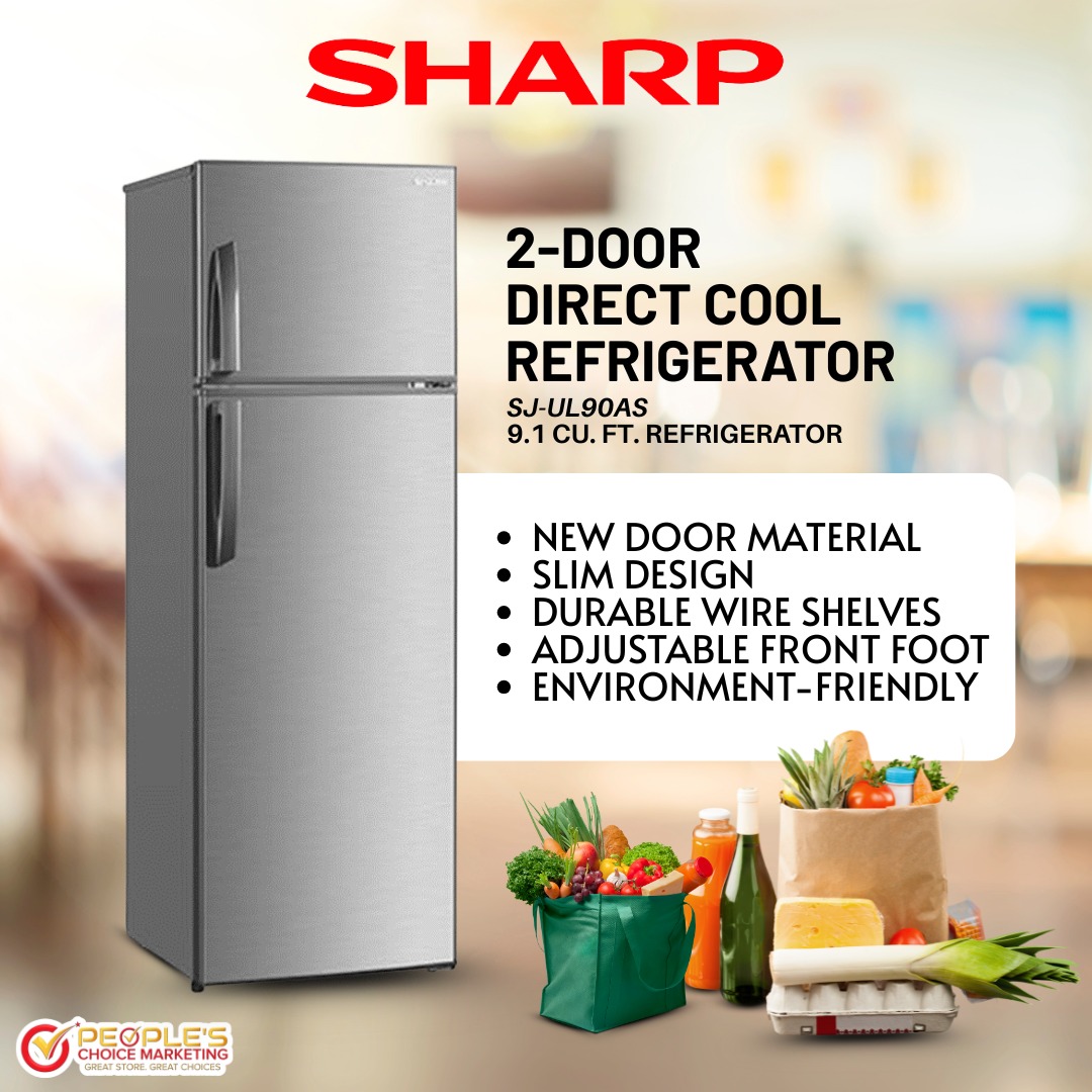 SHARP Refrigerator – SJ-GD14E-B 137L capacity In good working