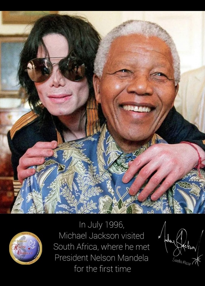 21 years ago today Michael Jackson, pictured here with the great