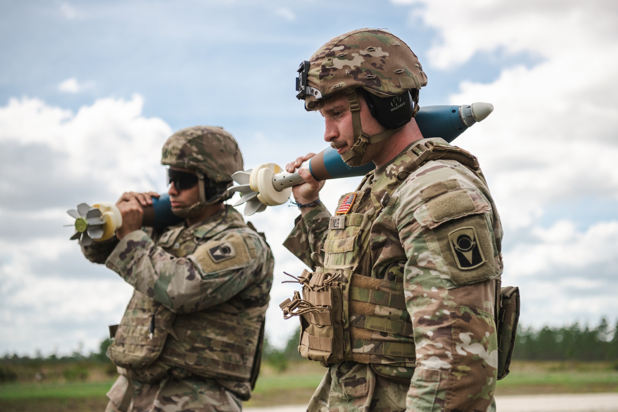 Florida Army National Guard Soldiers with 2nd Battalion, 124th 