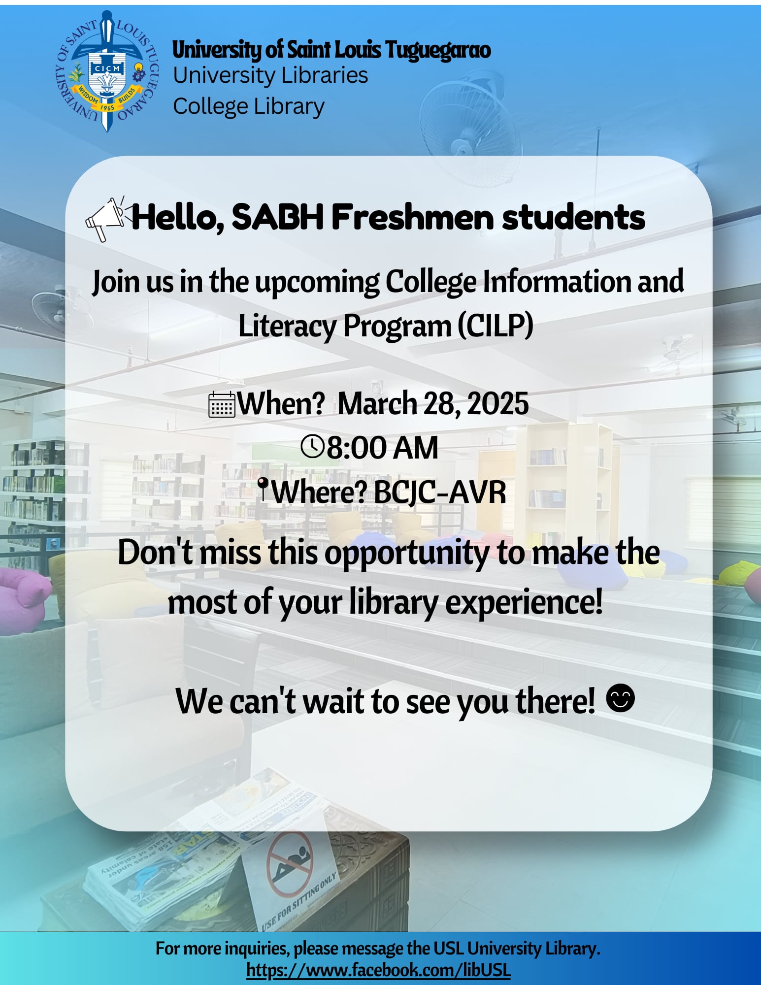 USLT University Libraries | Tuguegarao City