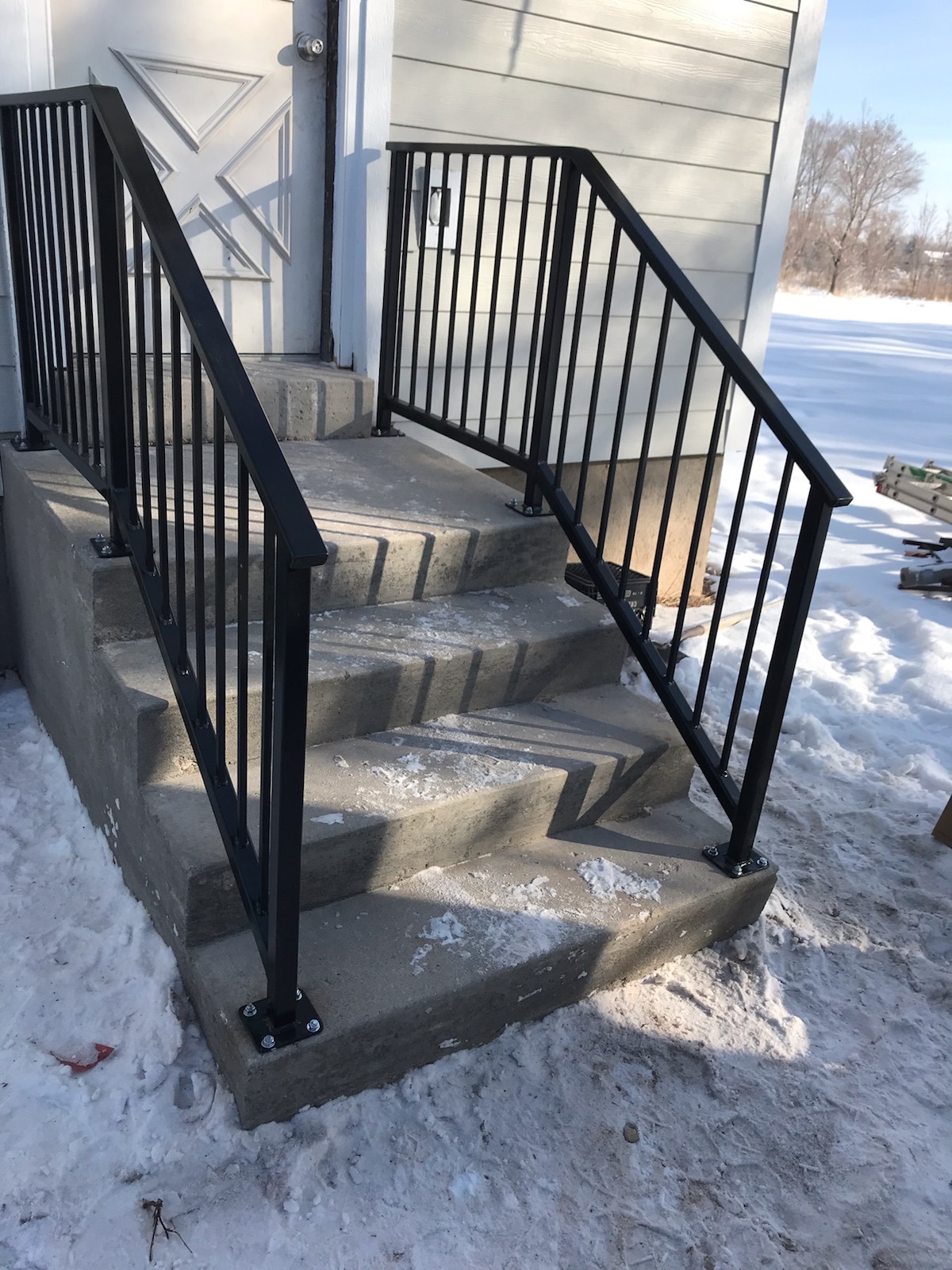 Here is another custom railing! - CS Trailers & Welding