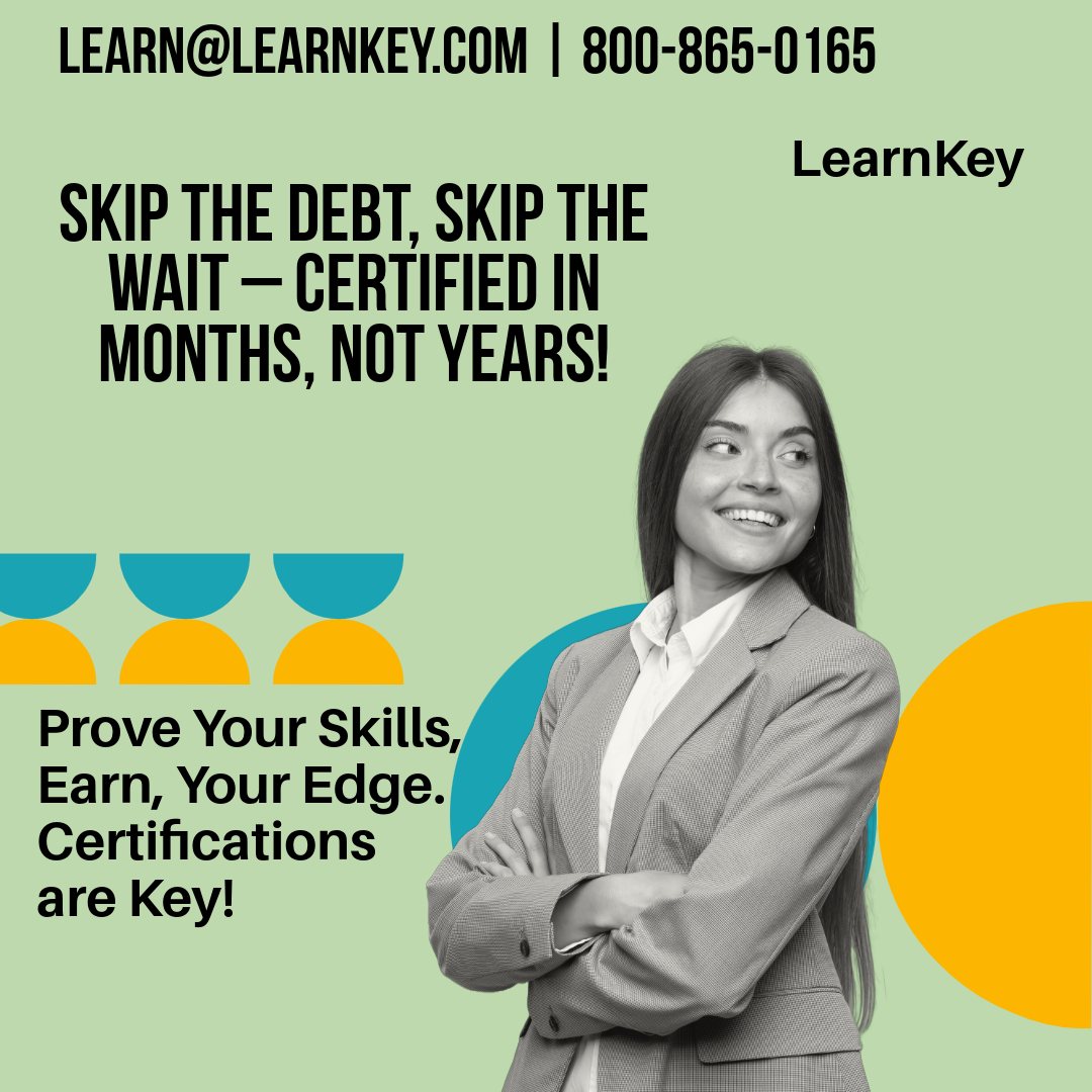 LearnKey - 🎯 Months, not years. Skills, not debt! Why... | Facebook