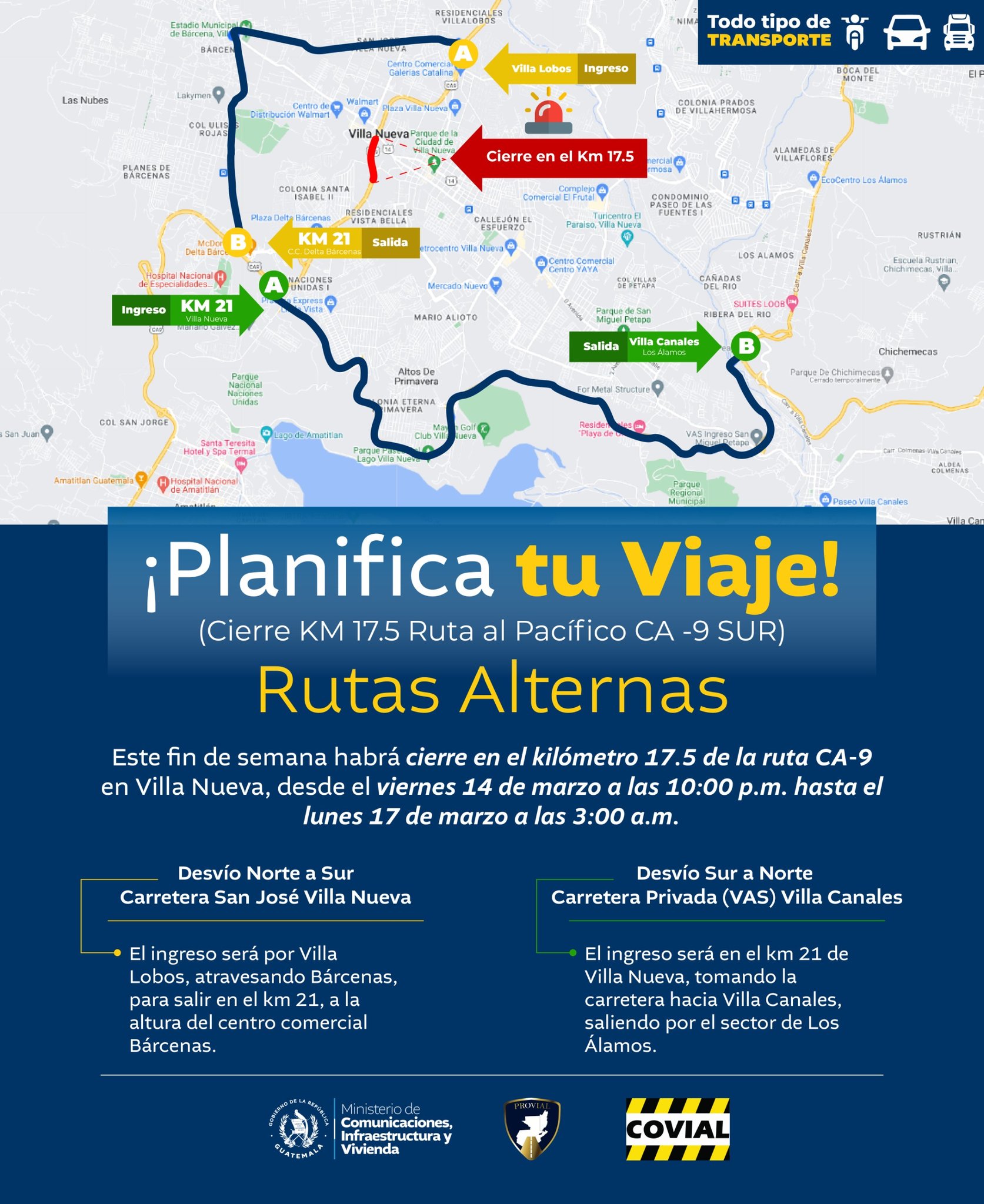 🚧 ¡Seguimos trabajando en el km 17.5 de la CA-9 Sur! 🚗👷‍♂️ Para ...