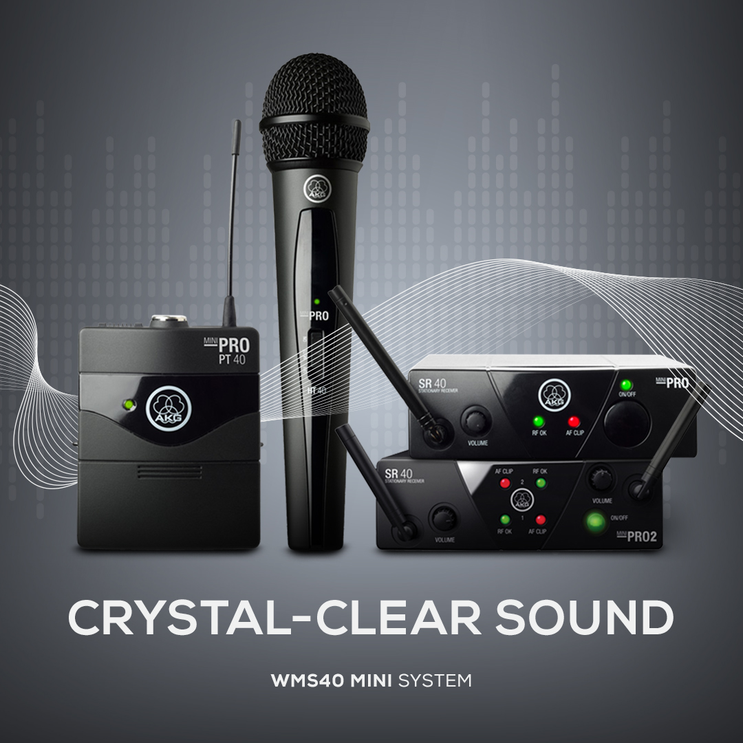 AKG - The WMS40 Mini is the ultimate plug ‘n’ play solution for ...