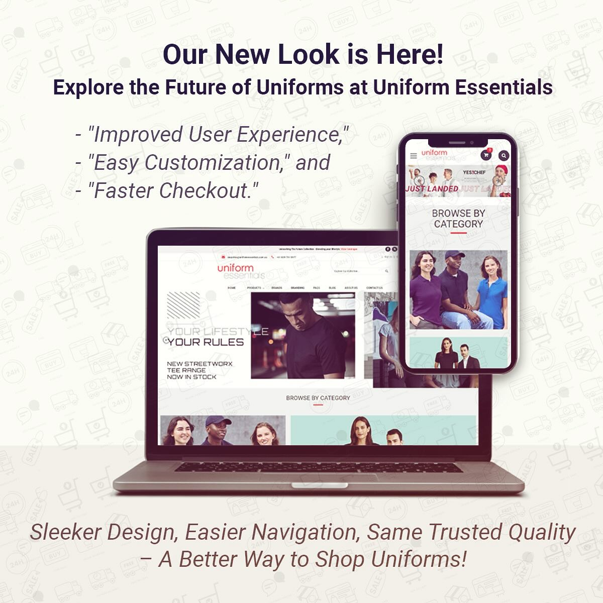 Our New Website is LIVE! We’ve... - Uniform Essentials | Facebook