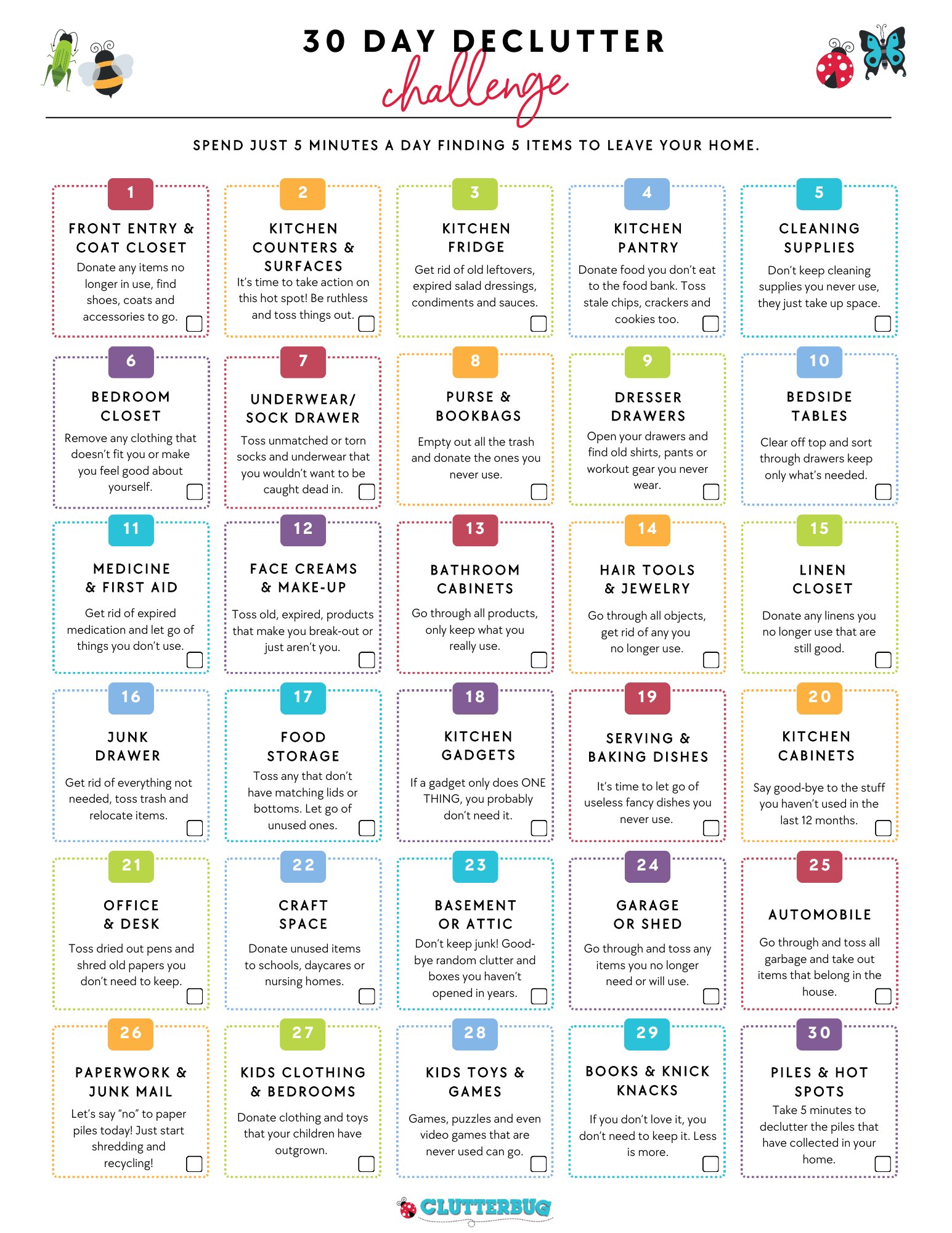 ClutterBug - Have you joined the FREE 30-Day Declutter... | Facebook