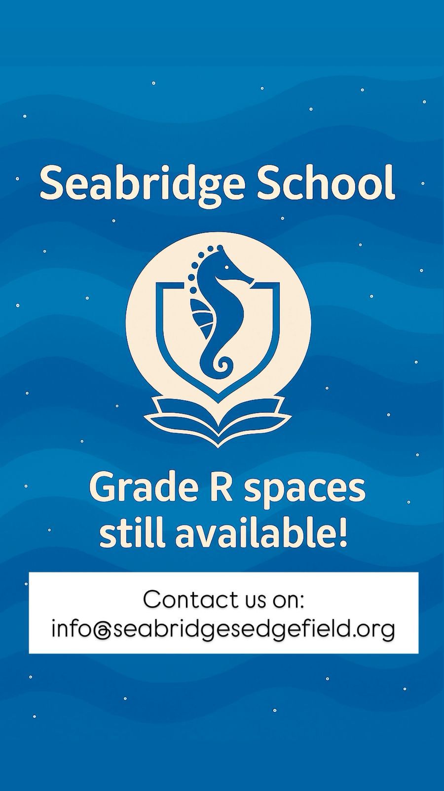 Seabridge - Grade R spaces available for 2026. Contact us on: info ...