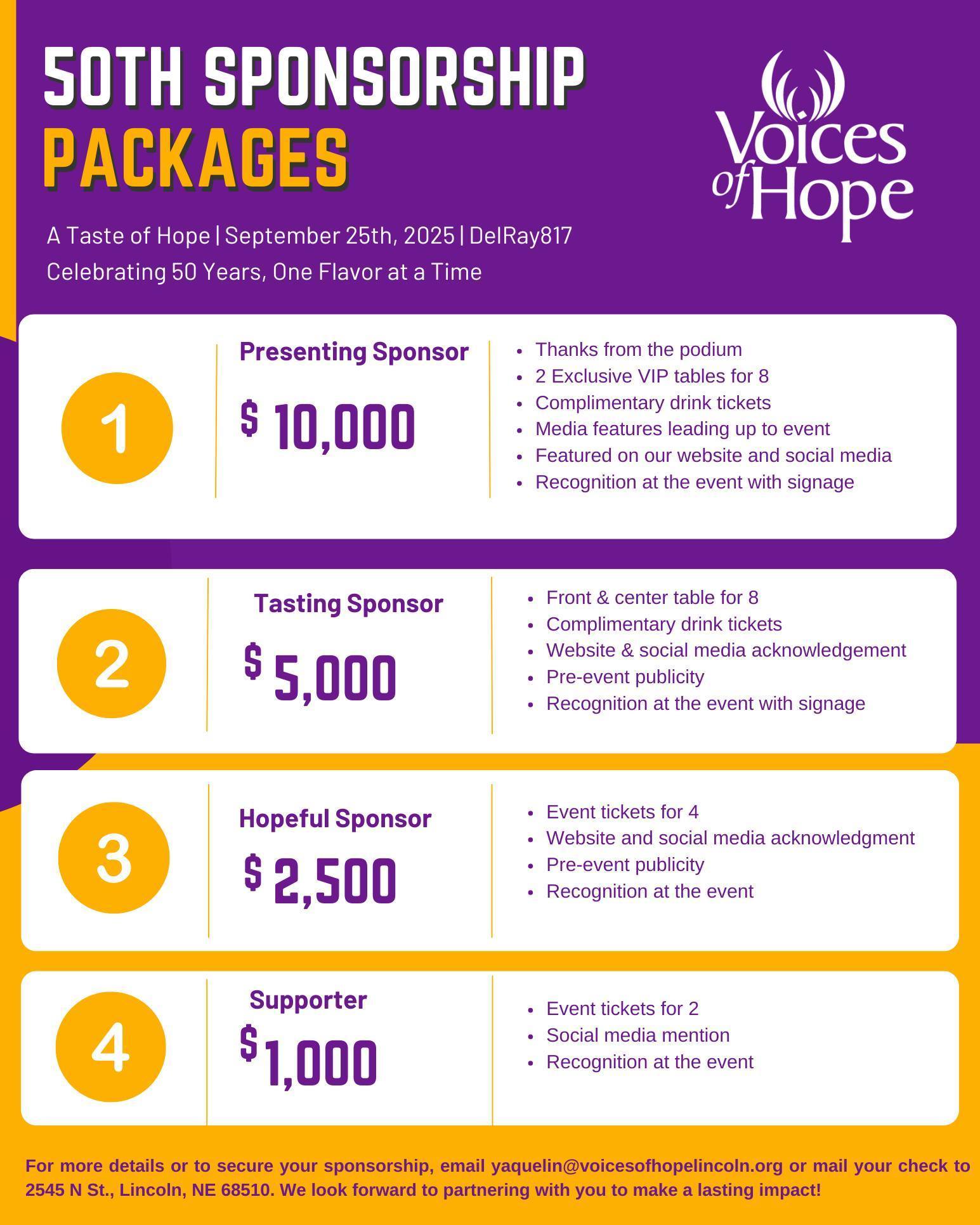Voices of Hope - 🎉 Celebrating 50 Years of Hope! 🎉 We are... | Facebook