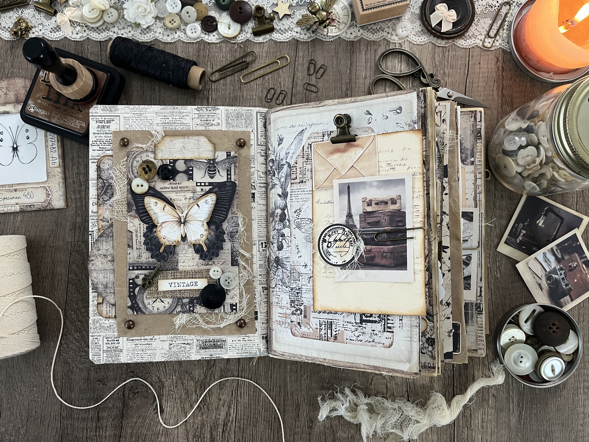 Junk - SNEAK PEEK! A "Very Very Vintage" Junk Journal Tutorial is ...