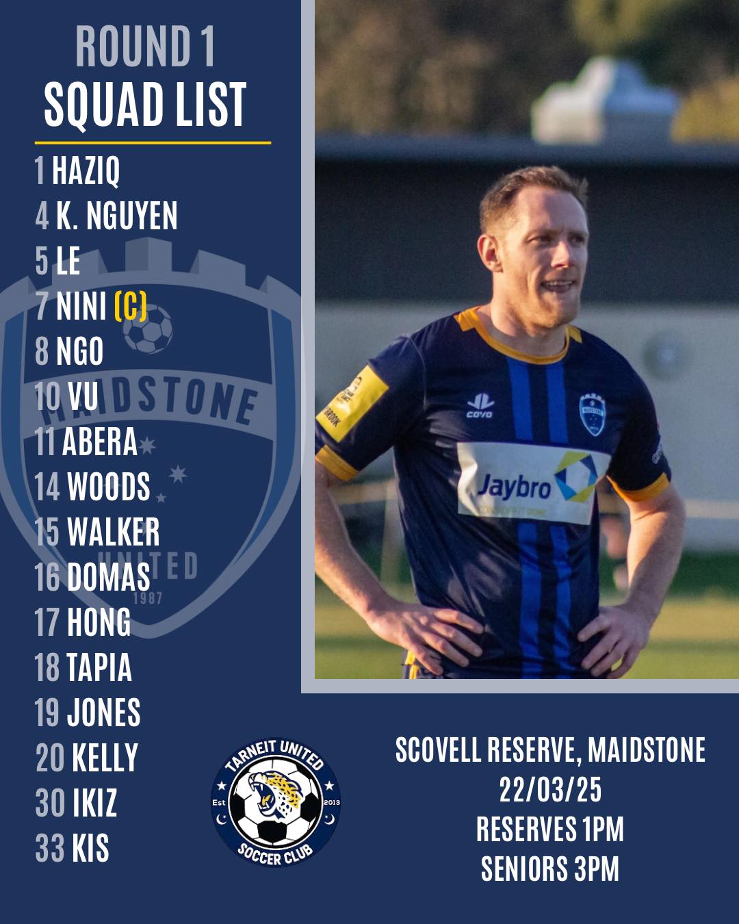 Maidstone United Soccer Club - Our first Senior Men's squad for 2025! 📣 ...