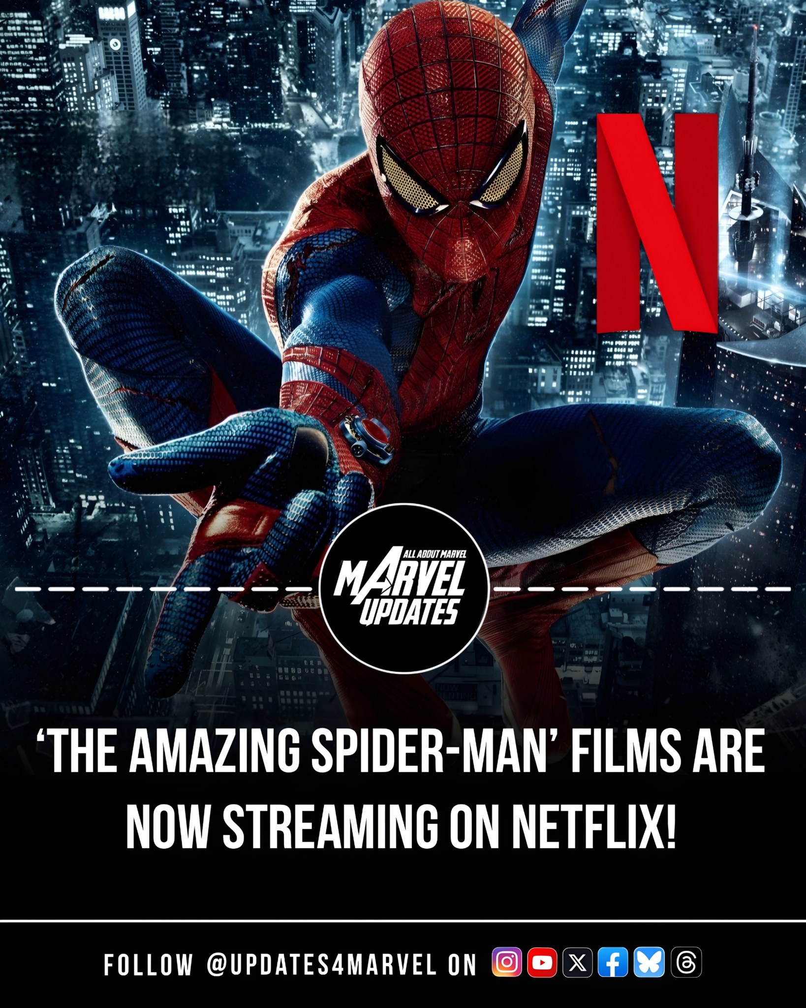Marvel Updates - Both The Amazing Spider-Man movies are... | Facebook