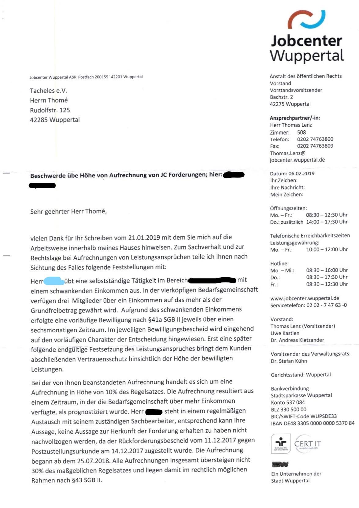 Bedauerliche Einzelfälle Im Jobcenter Wuppertal Posts - 