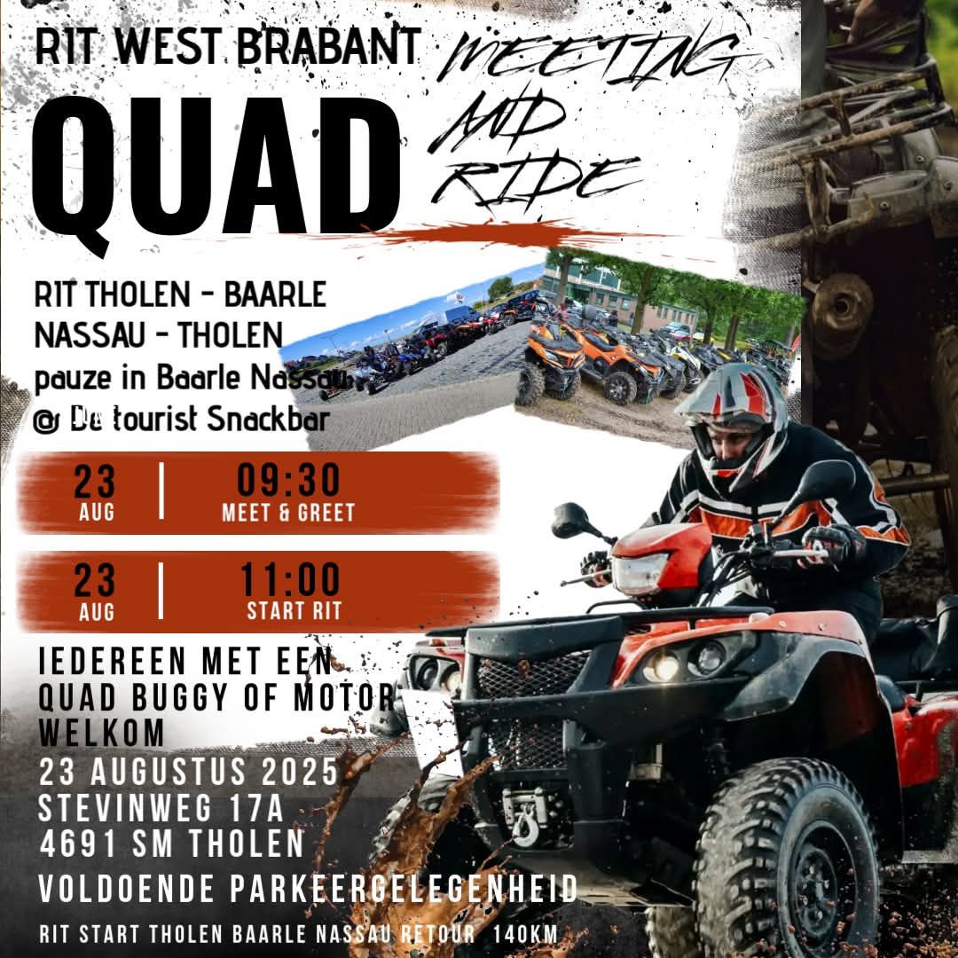 Quad Meet&Ride West Brabant 23 Augustus 2025