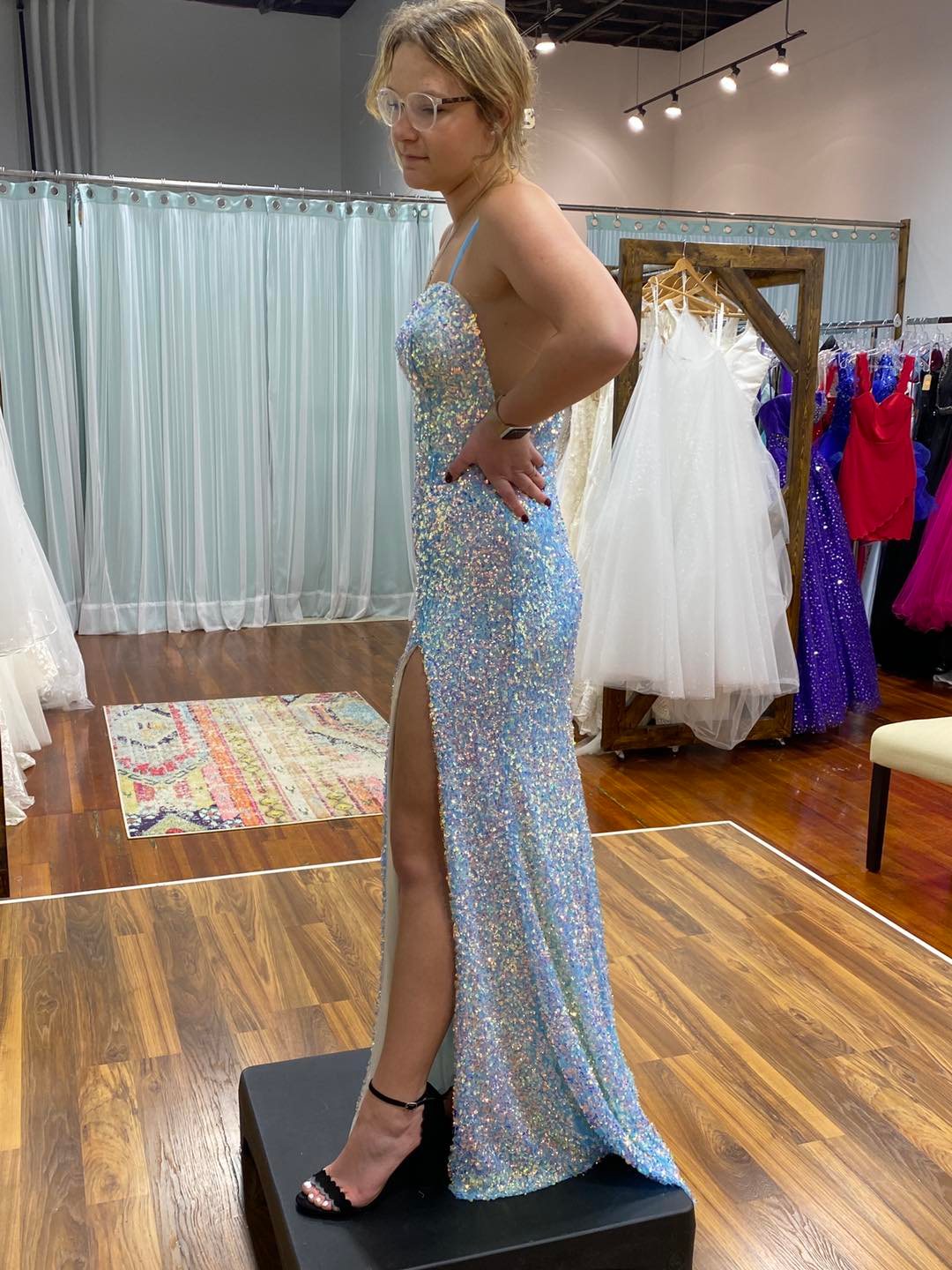 The colors in this beautiful prom... - Wild Daisy Bridal