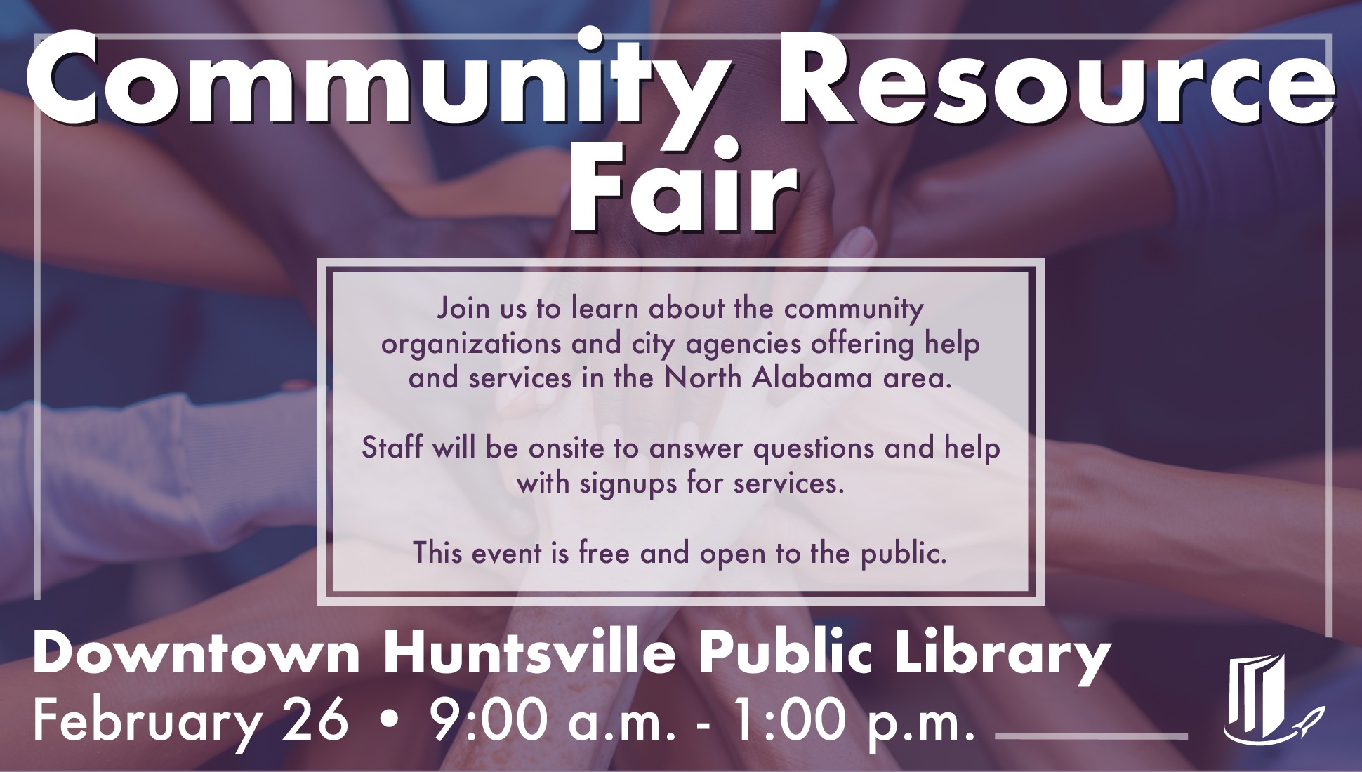 Huntsville Library Events Calendar