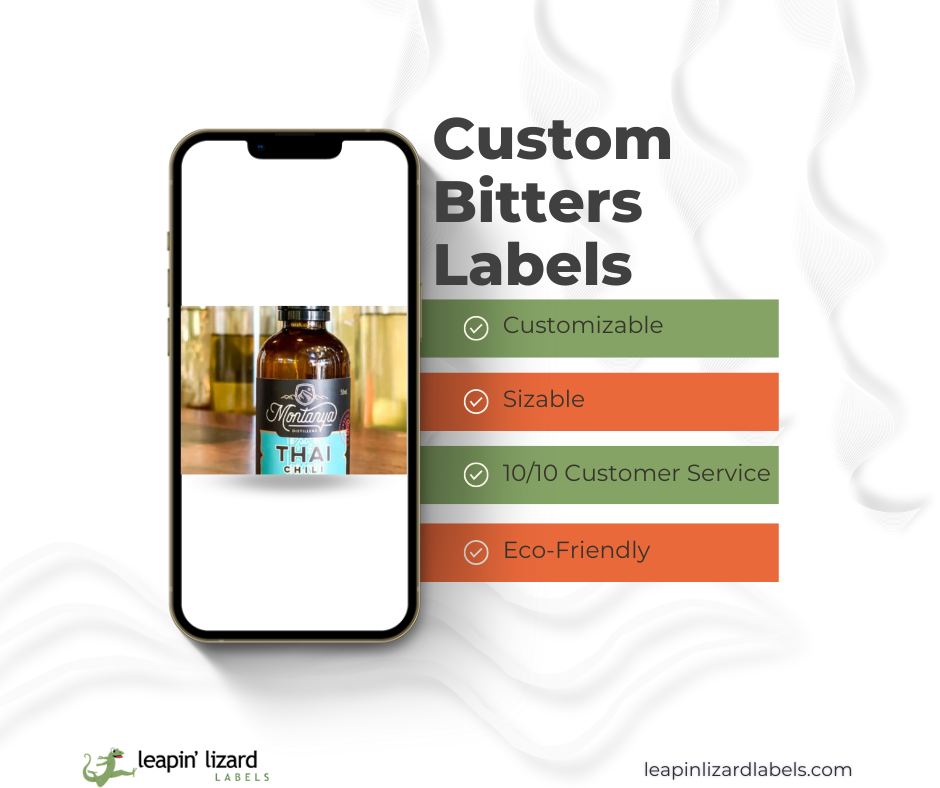 🍸 Elevate your brand with custom... - Leapin' Lizard Labels