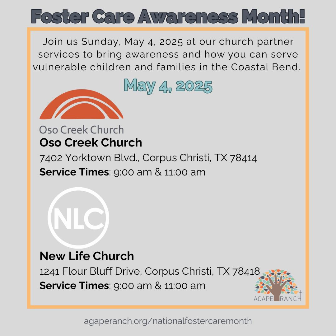 Agape - 💙 May is Foster Care Awareness Month 💙 We’re honored to partner ...