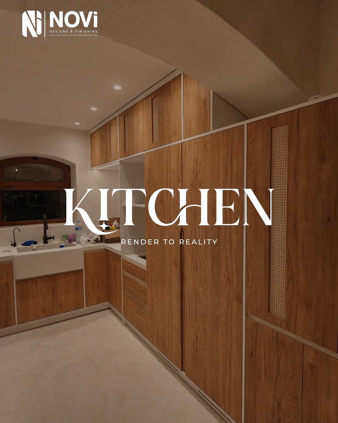The kitchen area embodies... - Novi Designs & Finishing | Facebook