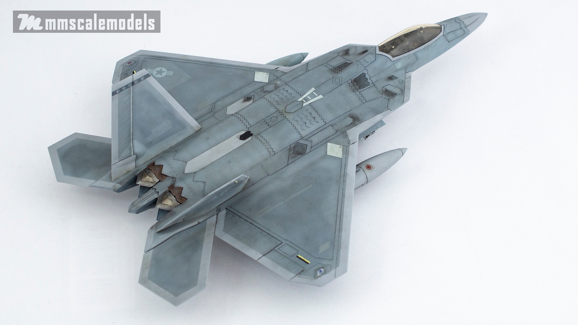 Converting Revell YF-22 to F-22 Raptor in 1/32 scale