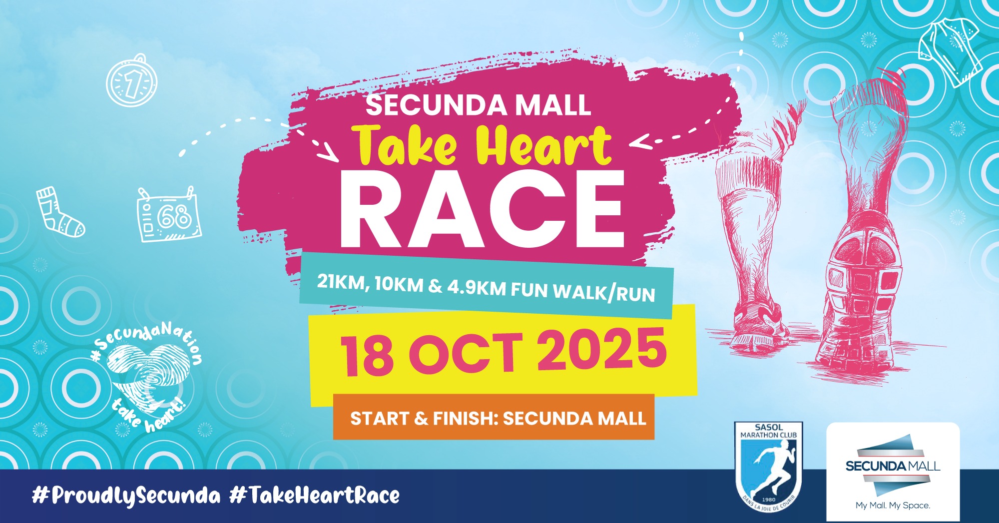 Secunda Mall Take Heart Race