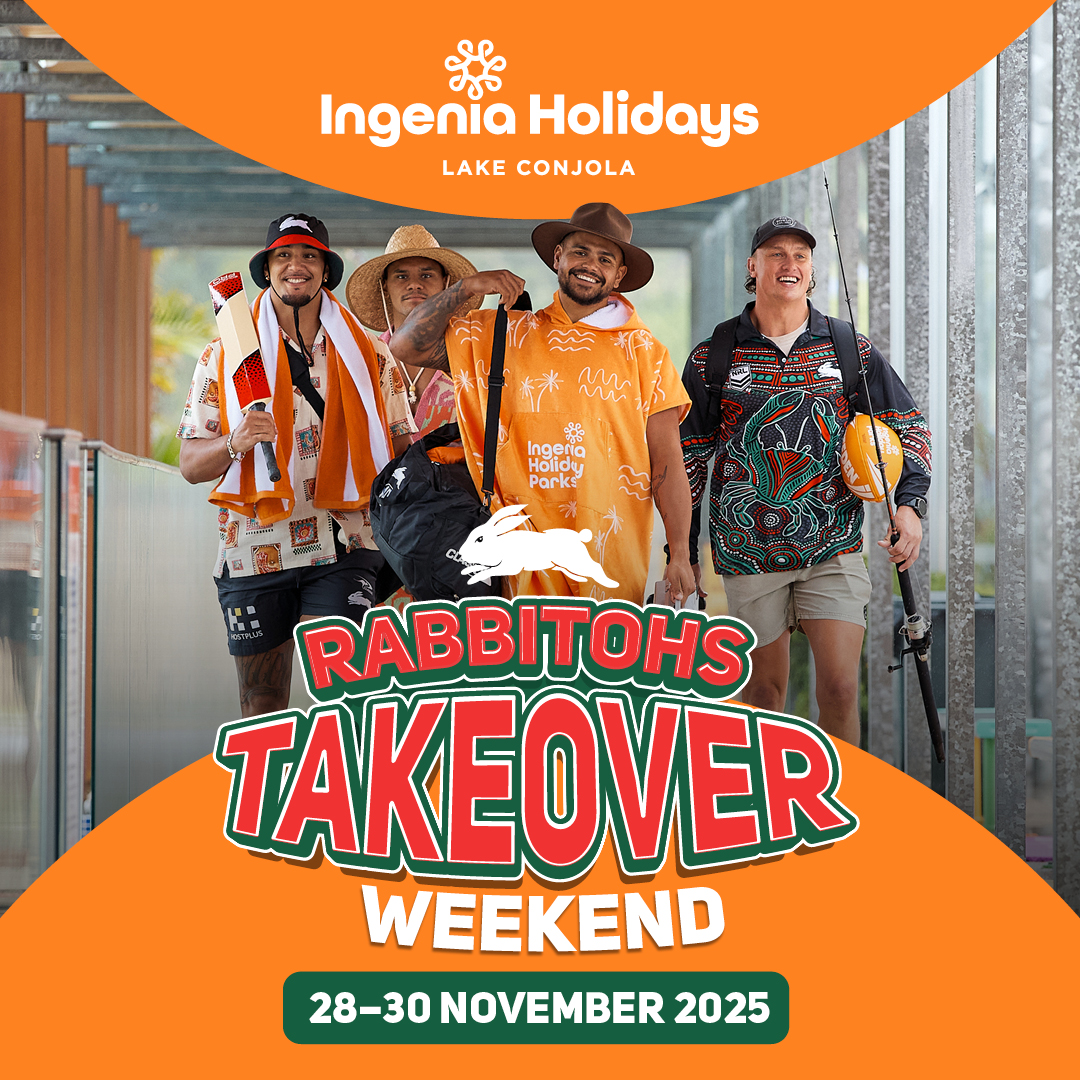 Get ready for the Rabbitohs... - Ingenia Holiday Parks | Facebook