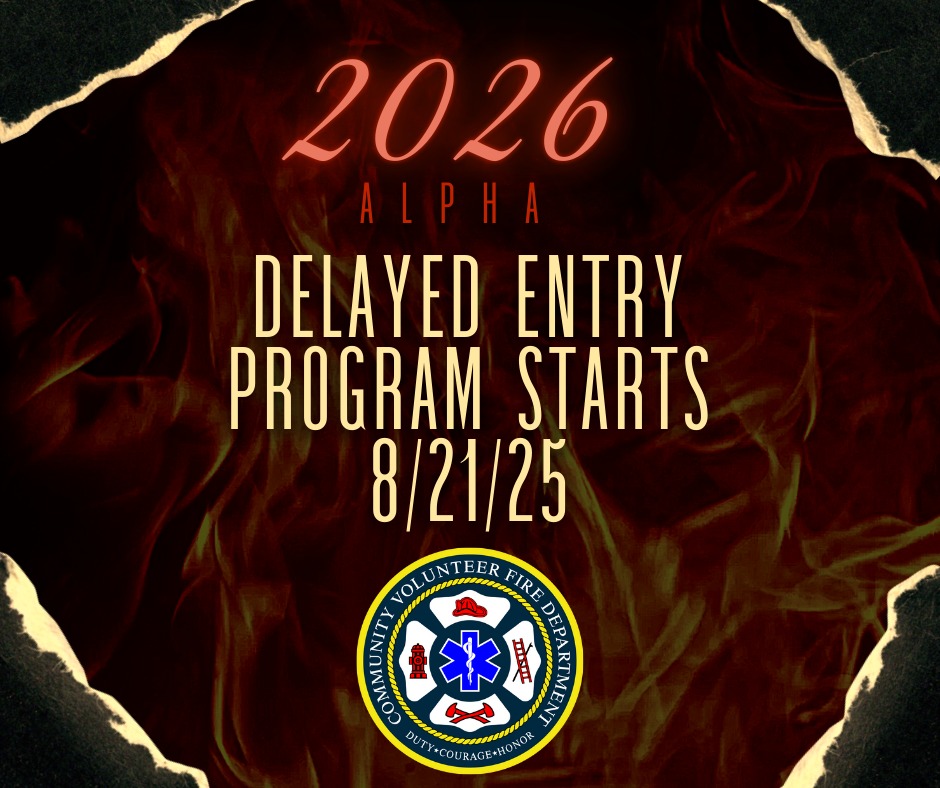 The 2026 Alpha... - Community Volunteer Fire Department | Facebook
